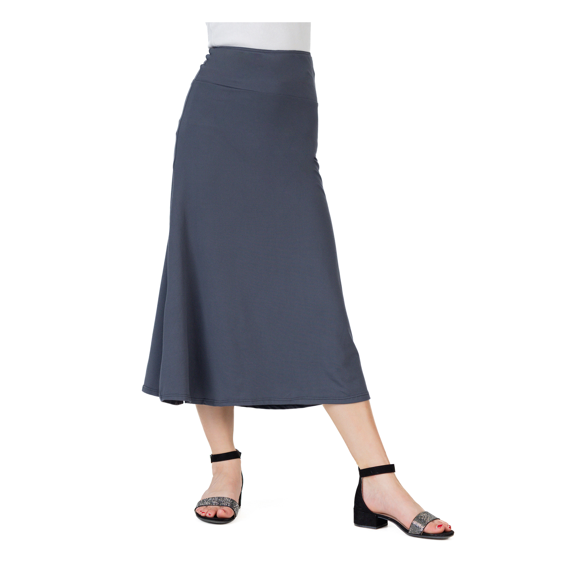24sevenKid Essential Girls Elastic Waistline Maxi Skirt