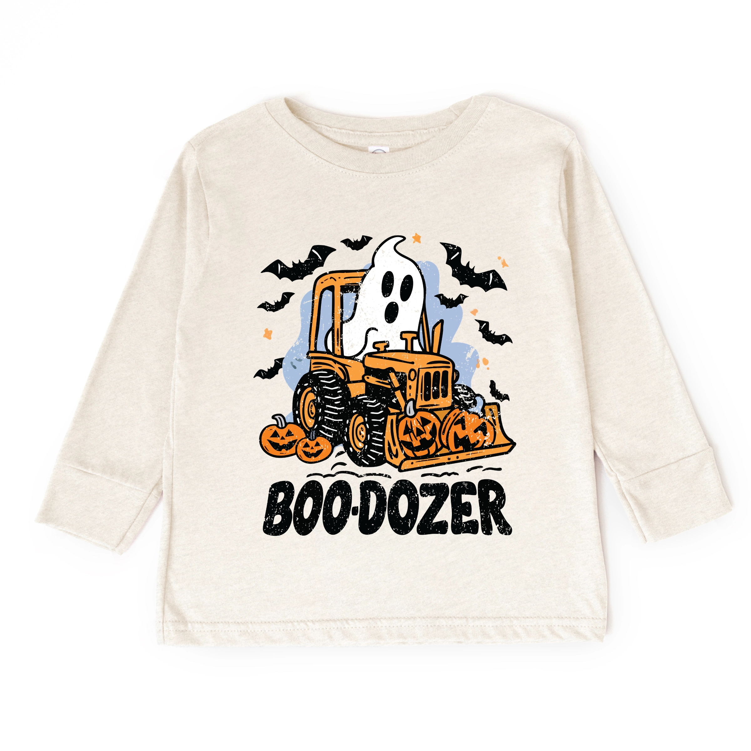 The Juniper Shop - Toddler Long Sleeve Graphic Tee Boodozer Pumpkins