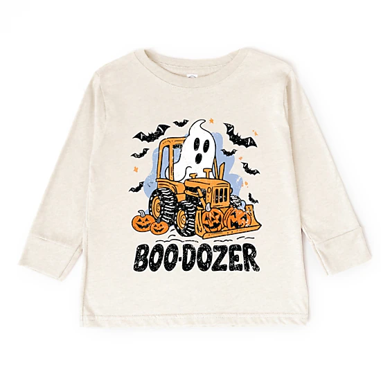 The Juniper Shop - Toddler Long Sleeve Graphic Tee - Boodozer