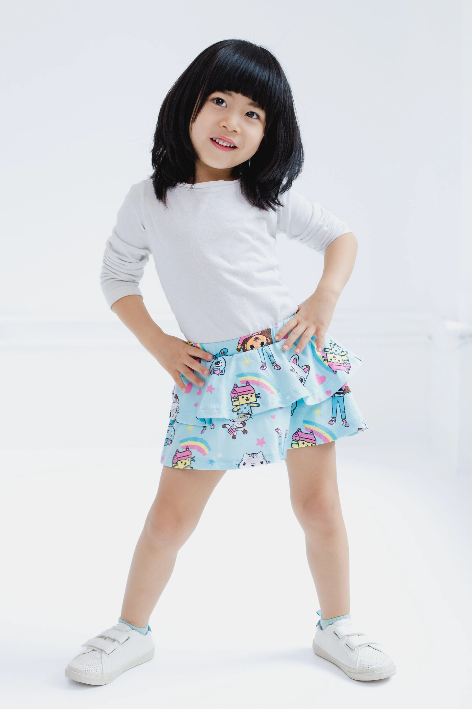 Dreamworks Gabby's Dollhouse Girls' 2-Piece Skort Set