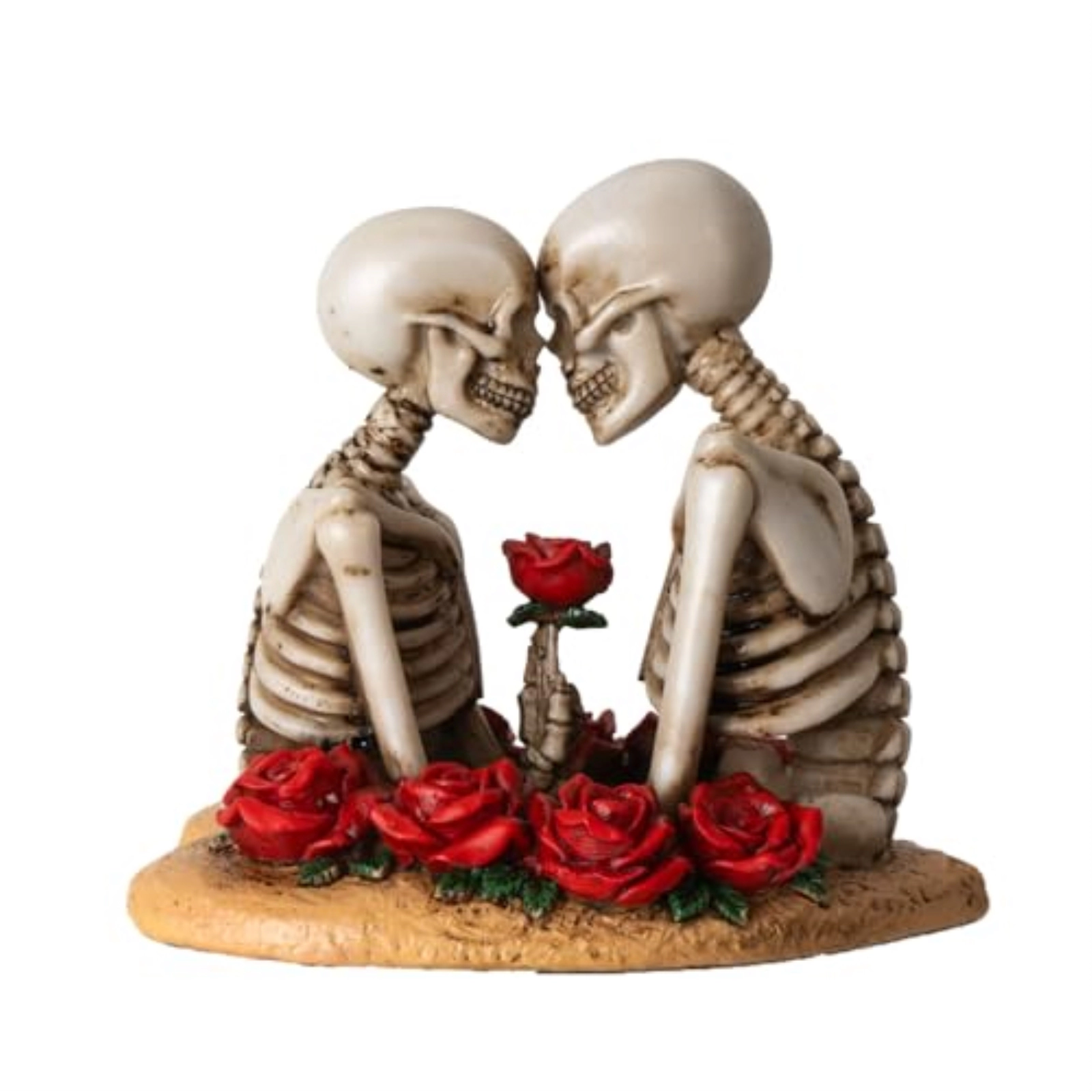 Pacific Giftware Til Death Do Us Part Skeleton Couple Figurine Love Never Dies Rose Ideal for Wedding or Gothic Decor 4.3 inch
