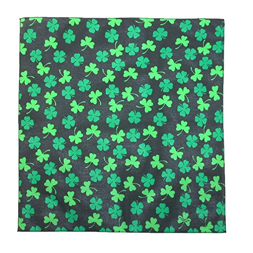 CTM® St. Patricks Day Shamrock Print Holiday Bandana