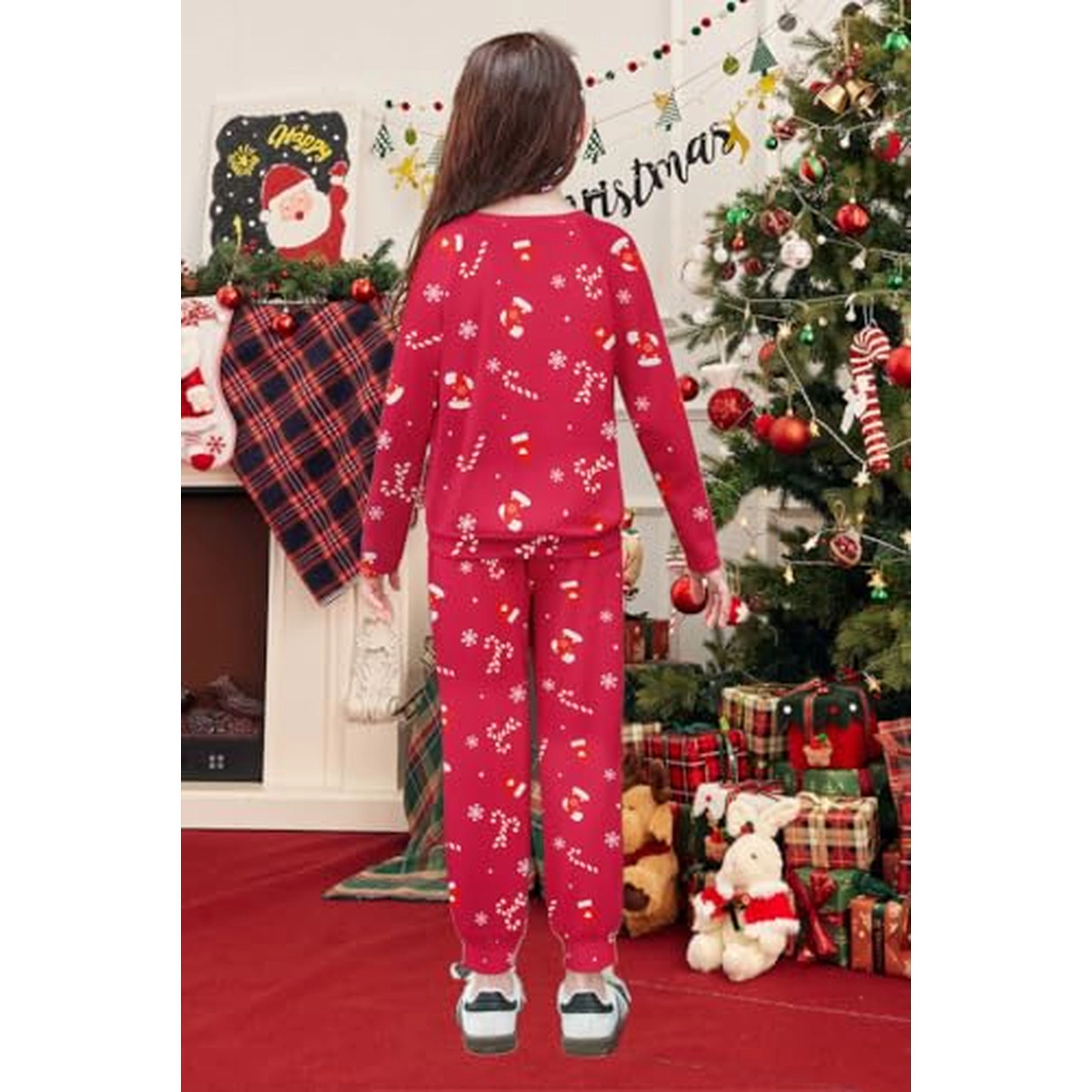 Arshiner Teen Girl Clothes Fashion Jogger Set Long Sleeve Tops And Sweatpants With Pockets Kids