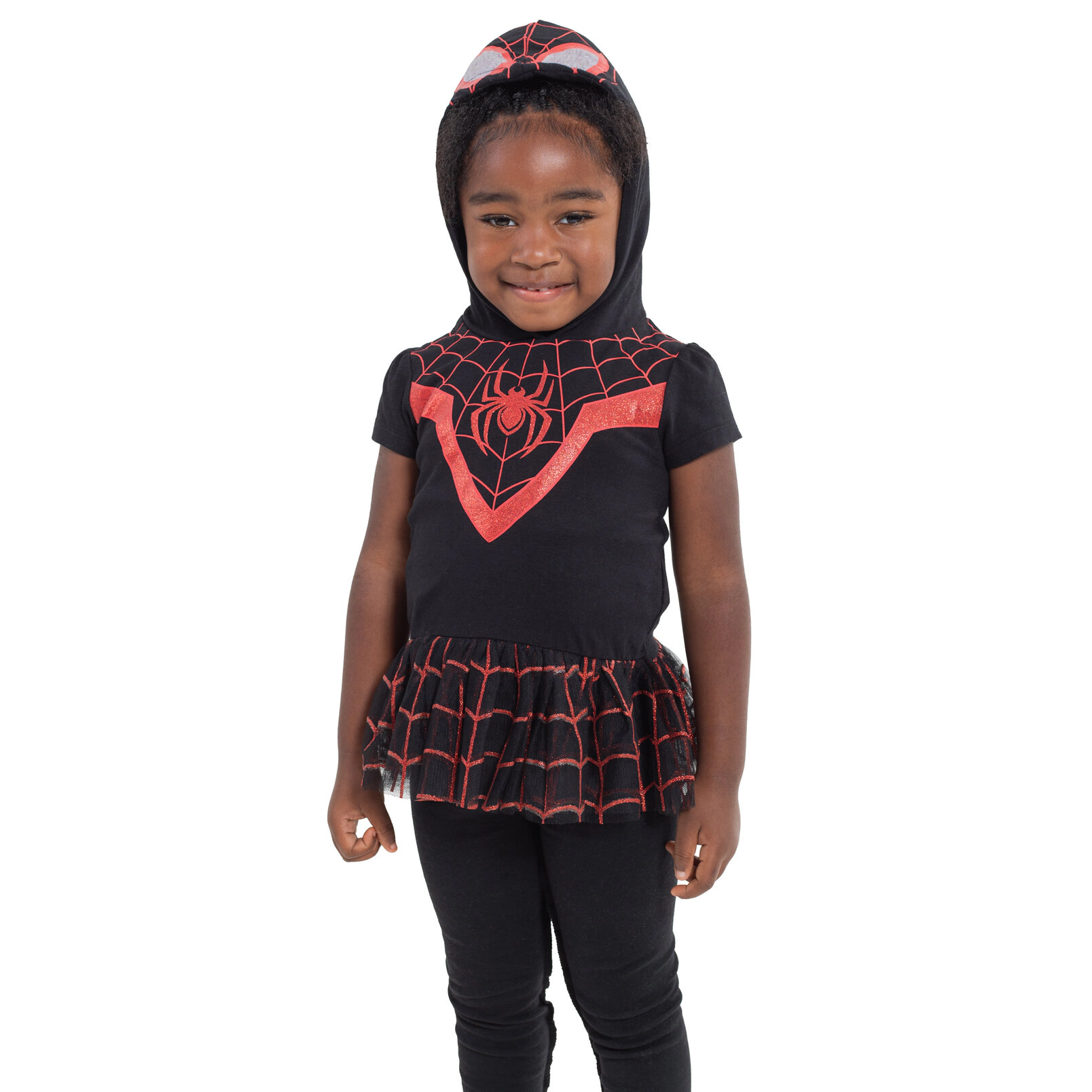 Marvel Girls' Cosplay Hooded Tee and Leggings Set