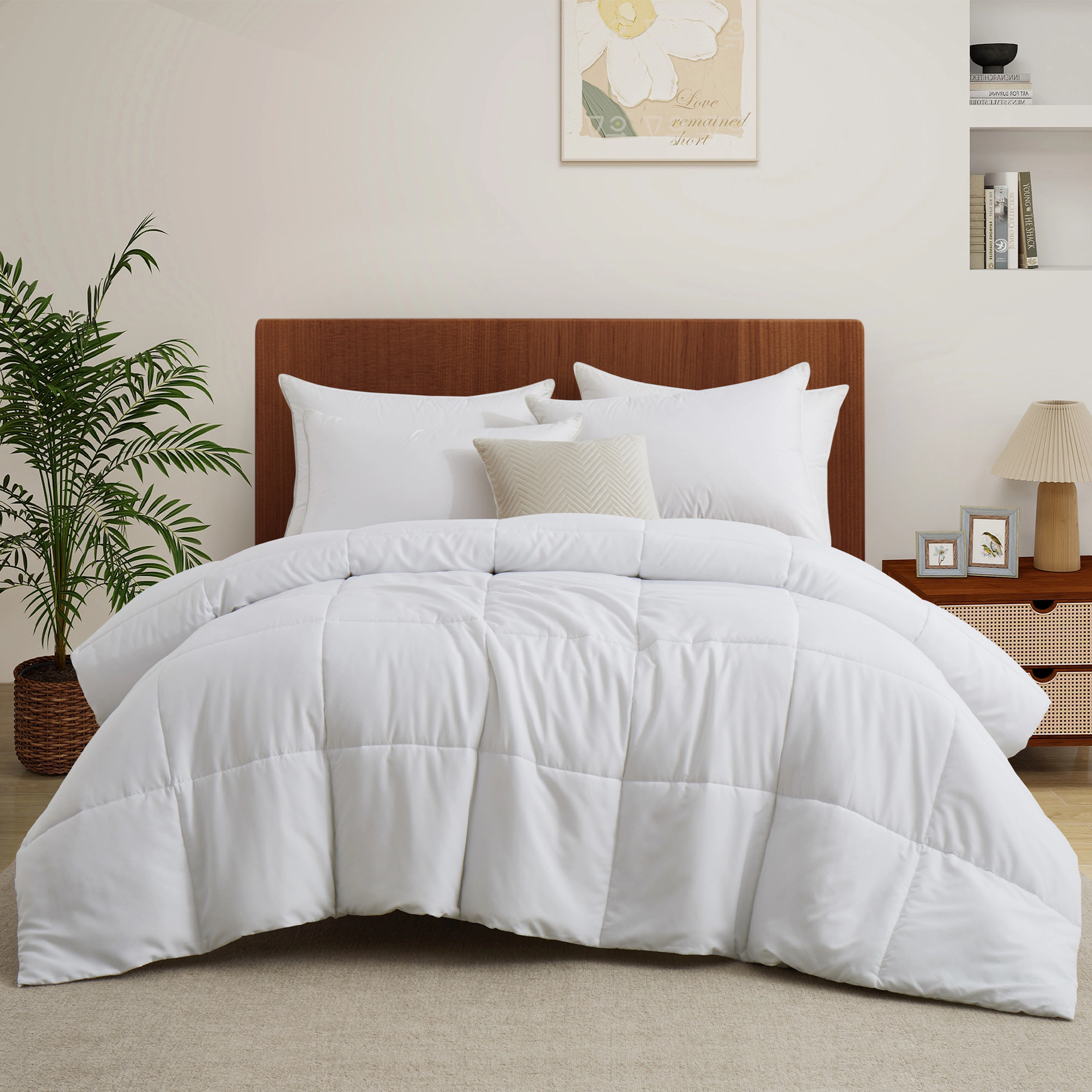 Unikome Summer Lightweight Down Alternative Duvet Comforter Insert
