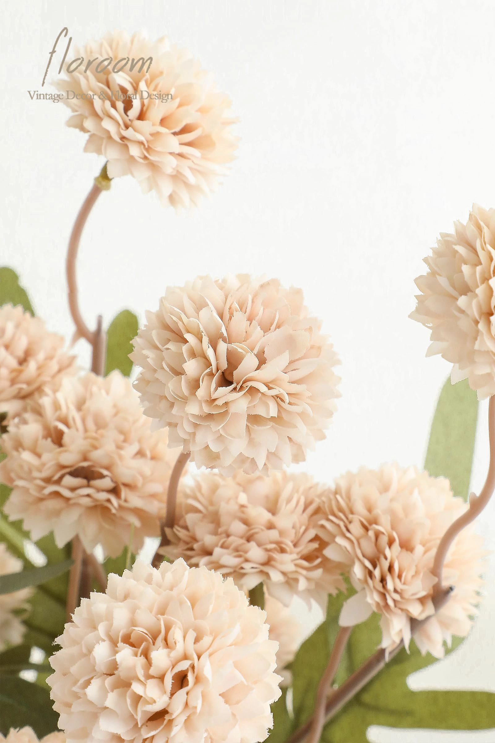 PUPWE Artificial Mums Flowers Bulk Wedding Decor