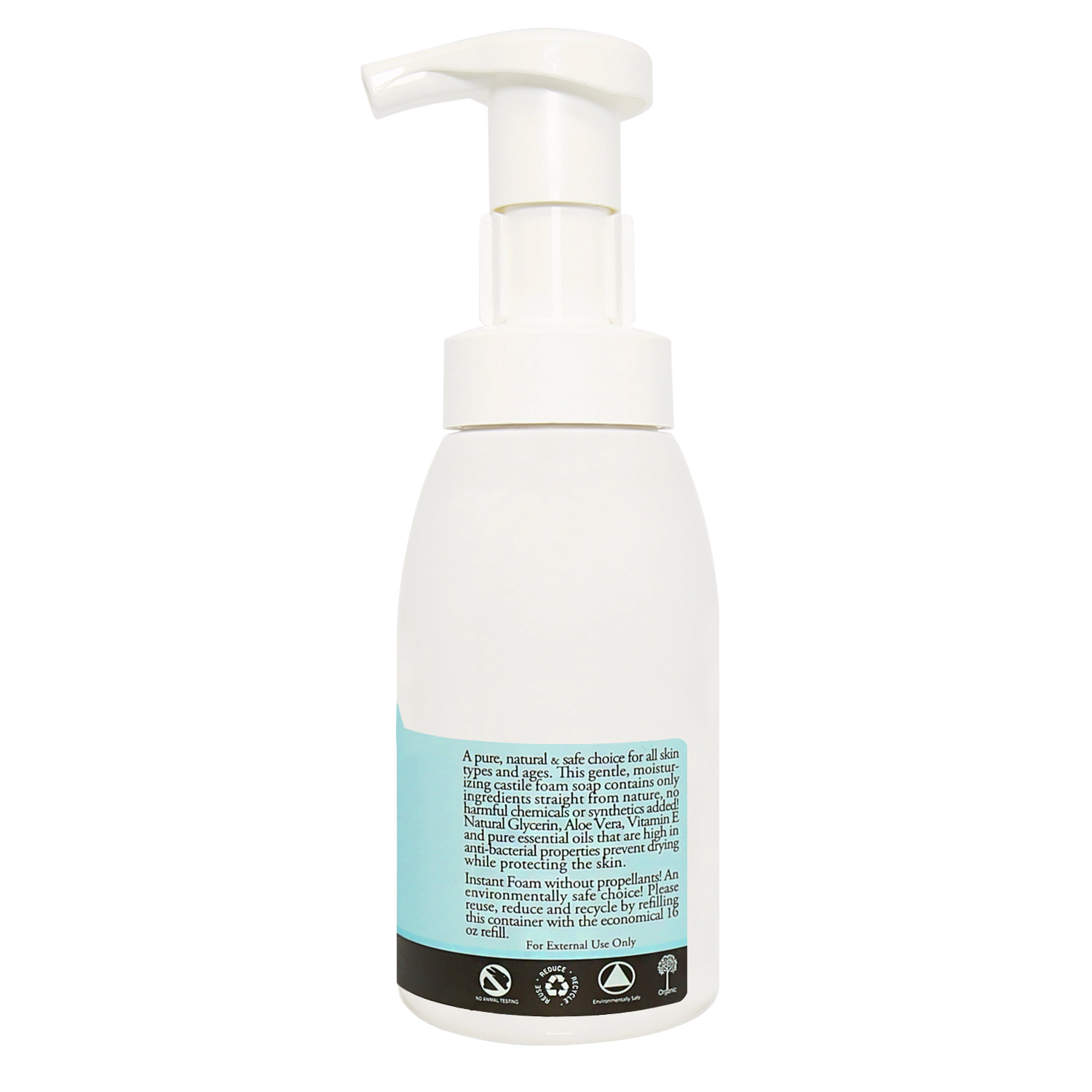 Plantlife Fresh Mint Hand & Body Foam Soap