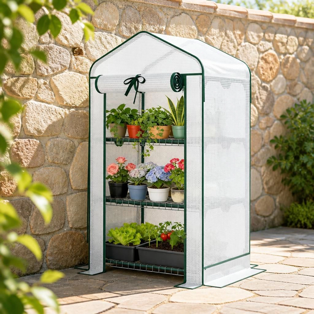 WOW PIONEER Compact Mini Walk-In Greenhouse