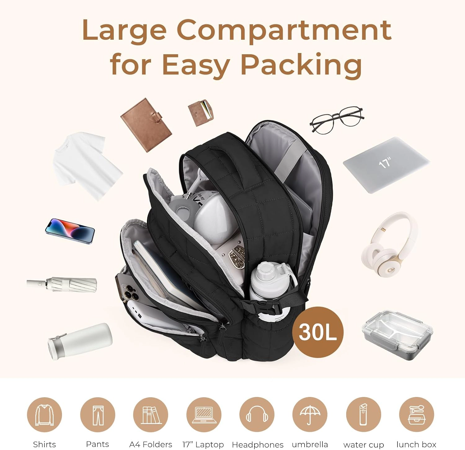 Cluci Women's Laptop Backpack