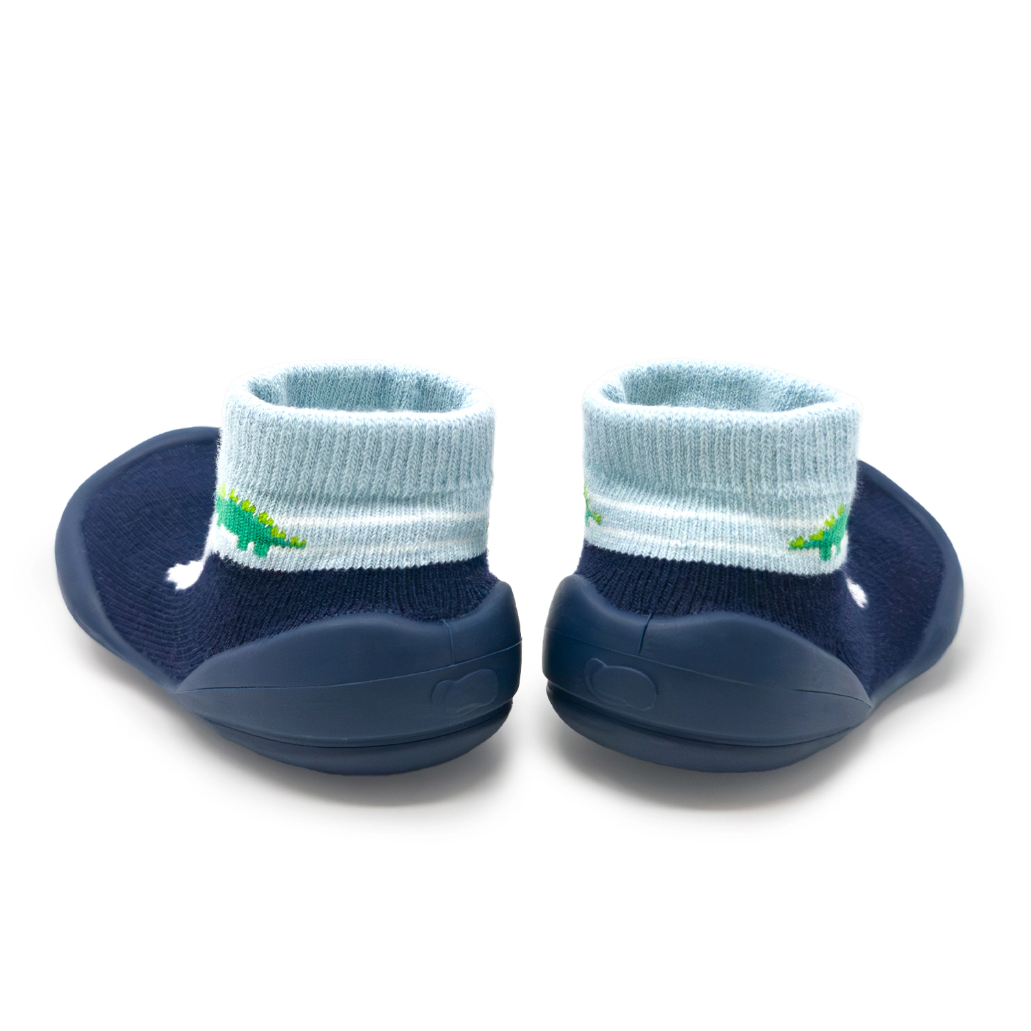 Komuello Baby Boy First Walk Sock Shoes Navy Dash