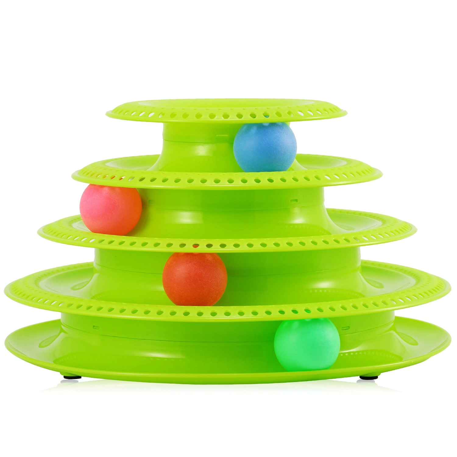 GBruno 4-Layer Interactive Cat Track Tower Toy