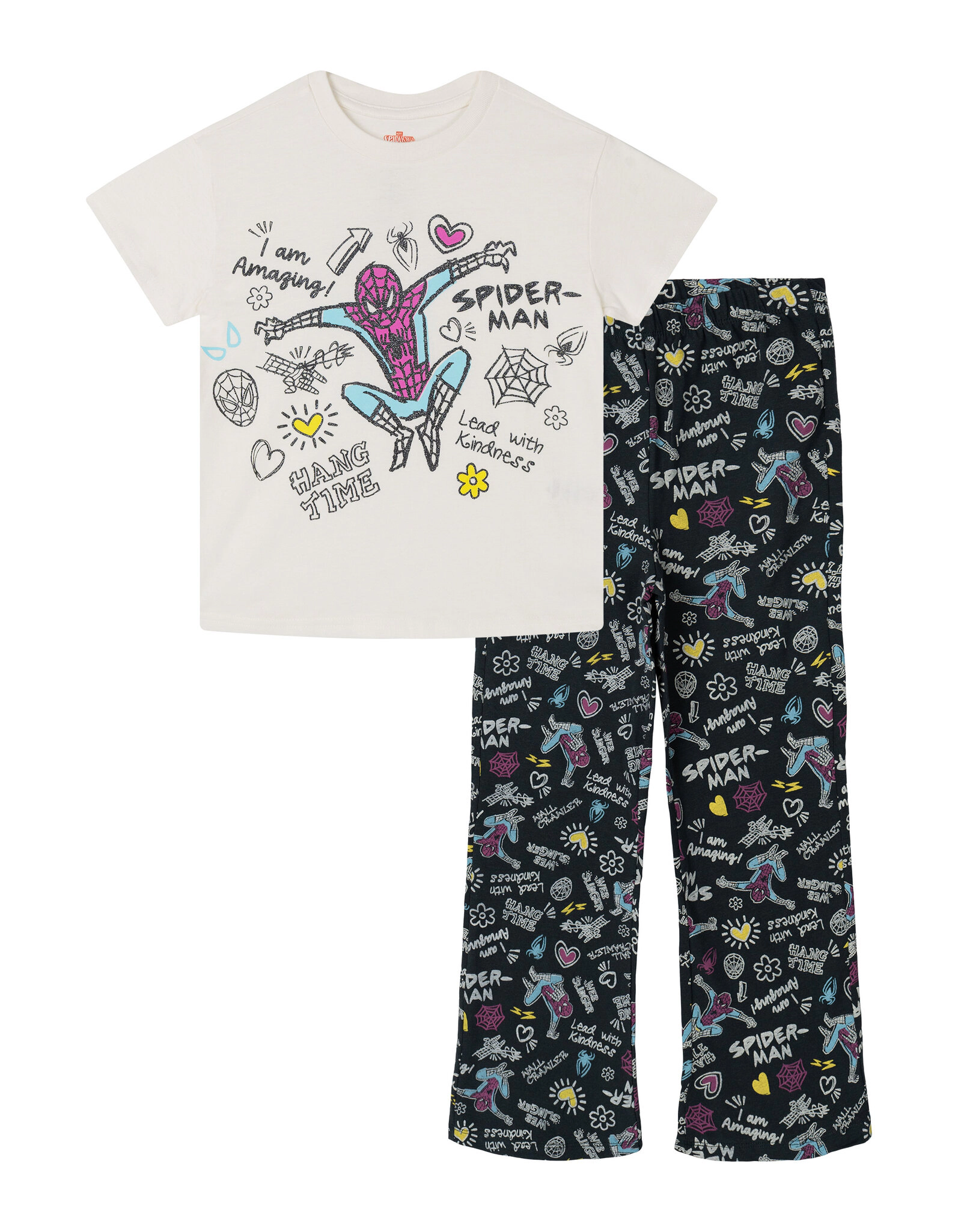 Marvel Girls' 2-Piece T-Shirt and Leggings Set