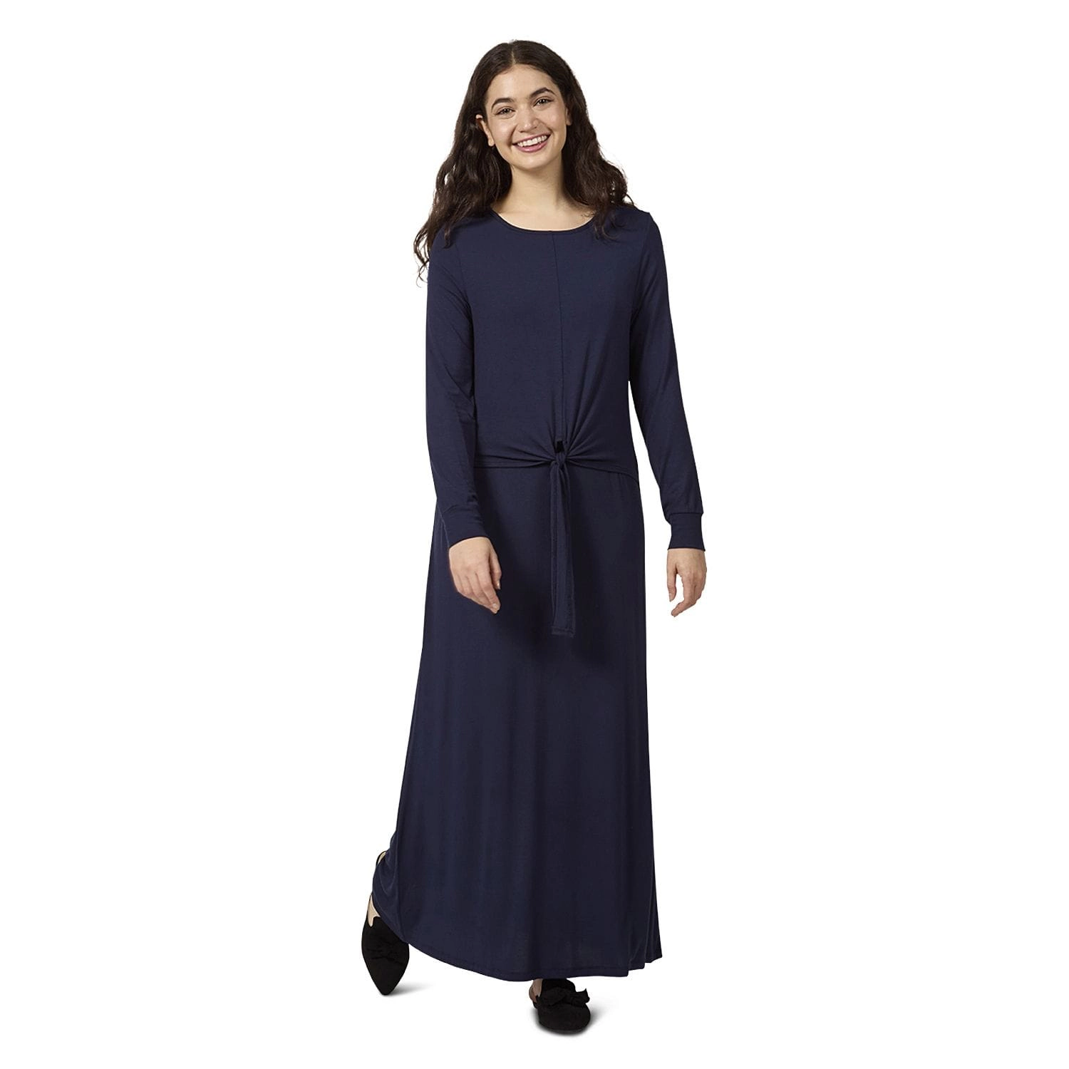 MeMoi Women's Front Tie Nursing Night Gown