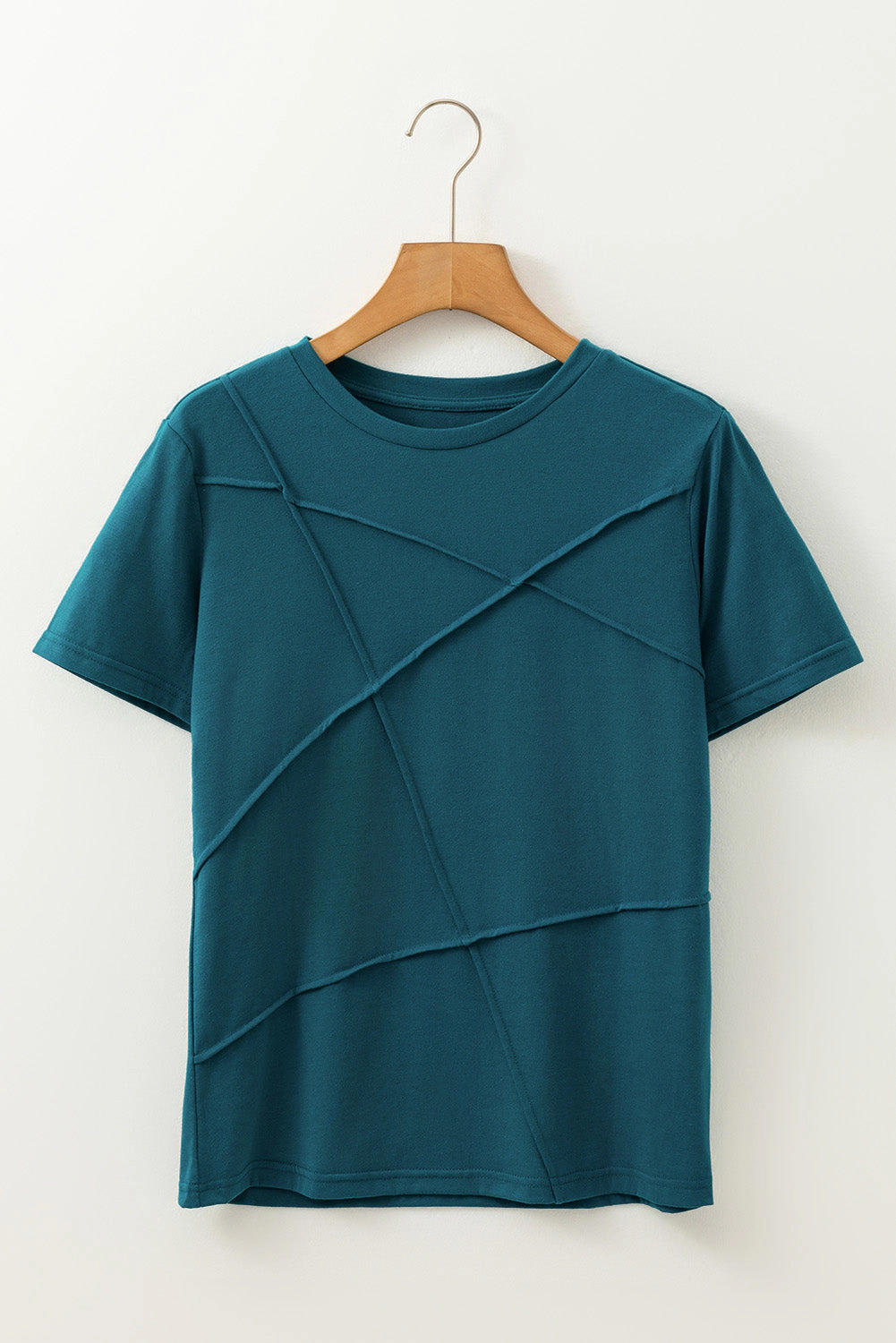 Threaded Pear Women's Galilea Toothpick Stripe Round Neck Top
