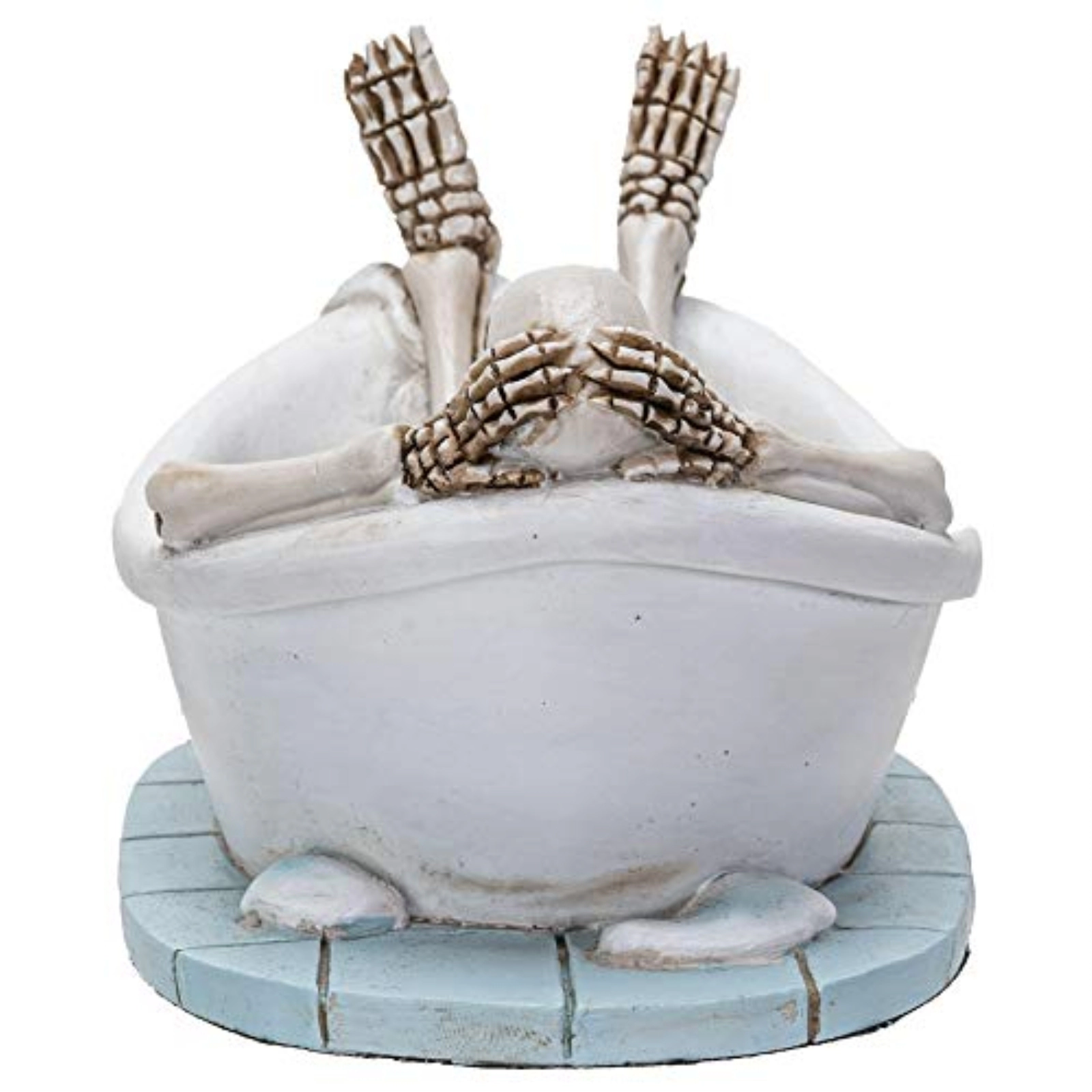 Pacific Giftware Life After Death Skeleton in The Bath Tub After Life Home Decor Resin Figurine 5 x 2.75 inch