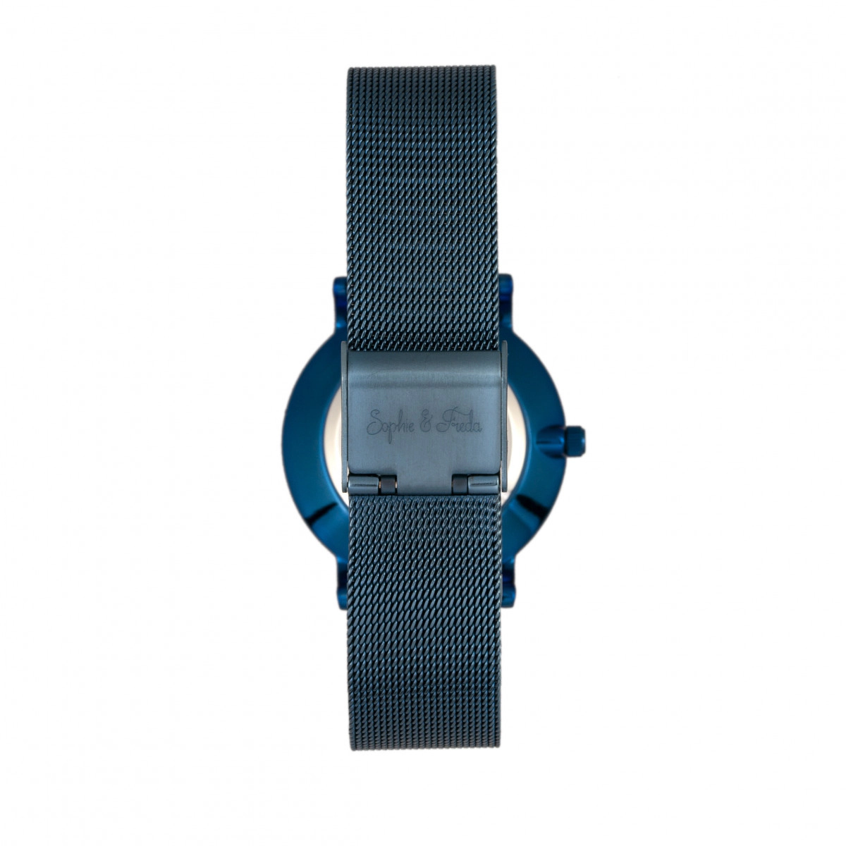 Sophie & Freda Savannah Mesh Bracelet Watch w/Swarovski Crystals