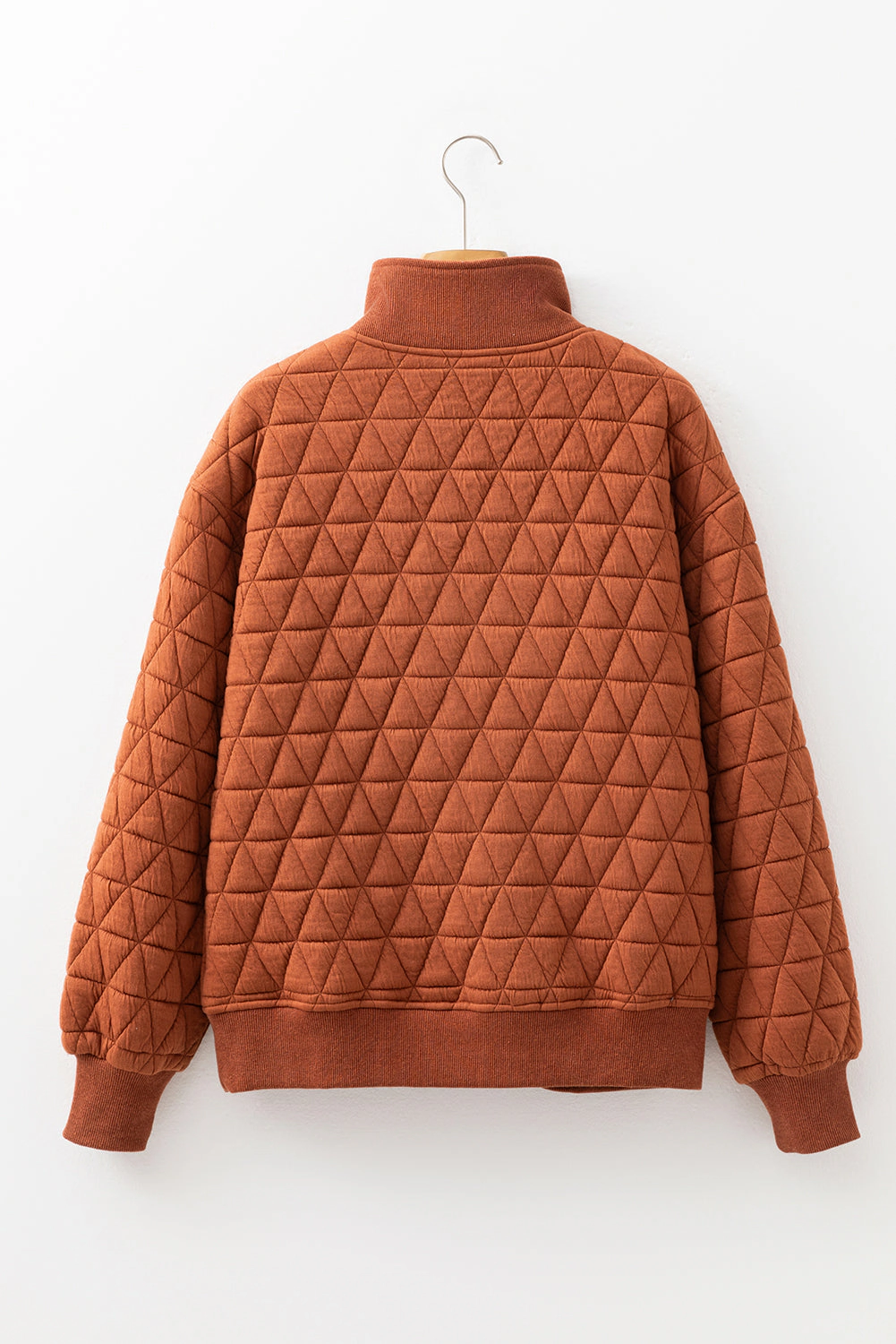 Threaded Pear Women's Yavita Half Zipped Loose Sweatshirt