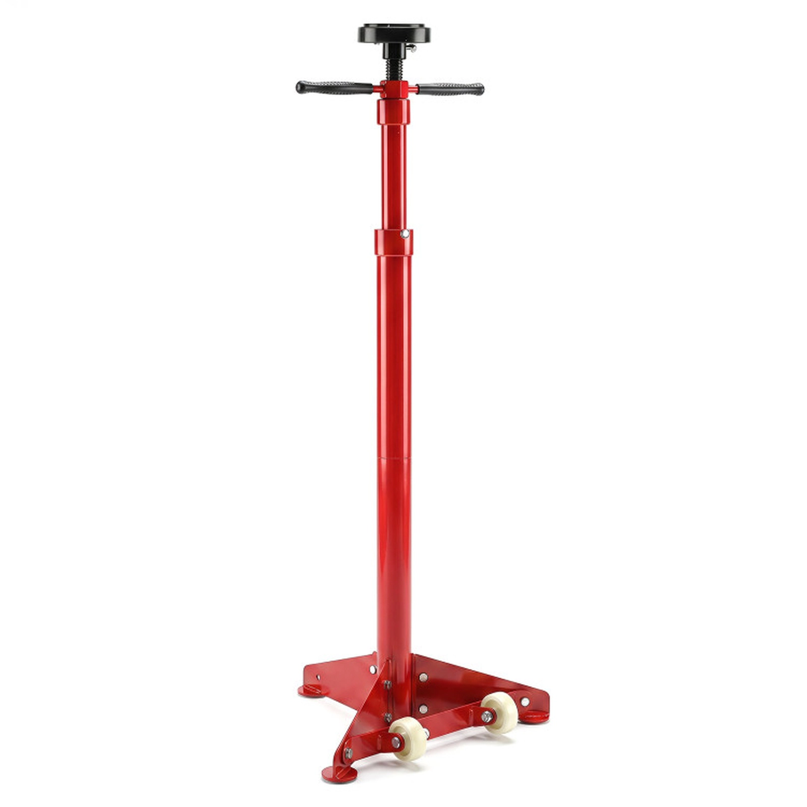 SUGIFT 1654-lb Capacity Adjustable Underhoist Support Stand with Thrust Bearing and Rolling Wheels