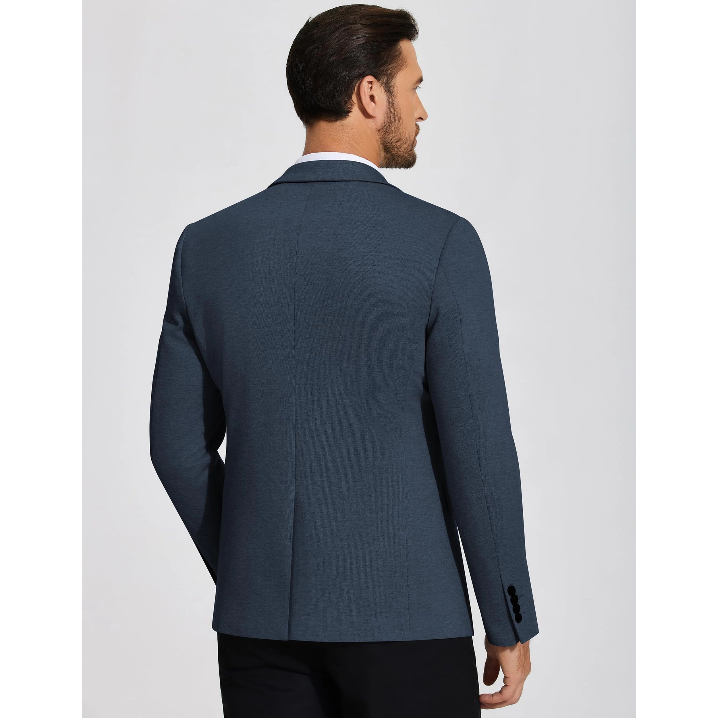 COOFANDY Men's Slim Fit Two Button Notch Lapel Casual Blazer Sport Coat Suit Jacket