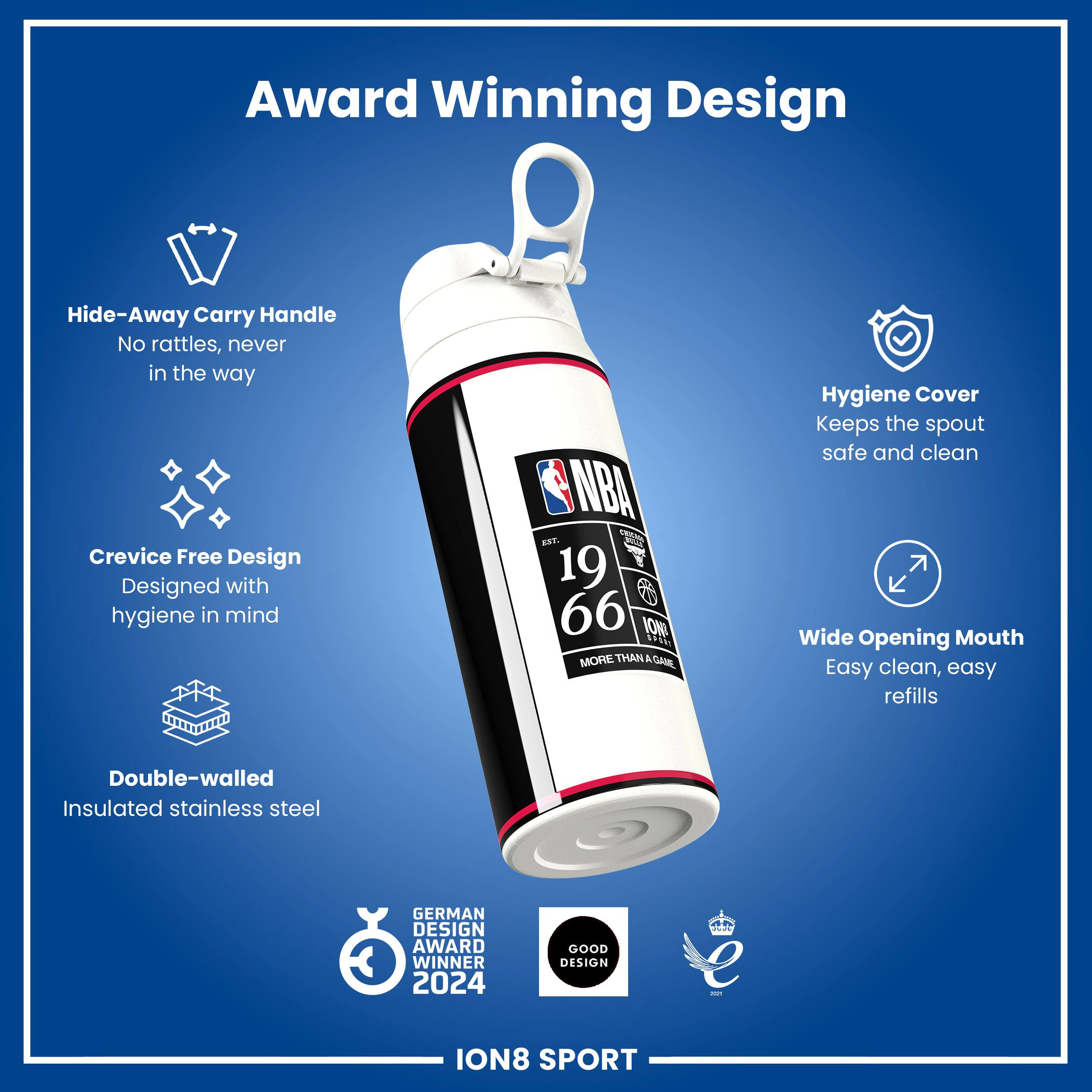 Ion8 NBA 24 oz Insulated Game Day Water Bottle