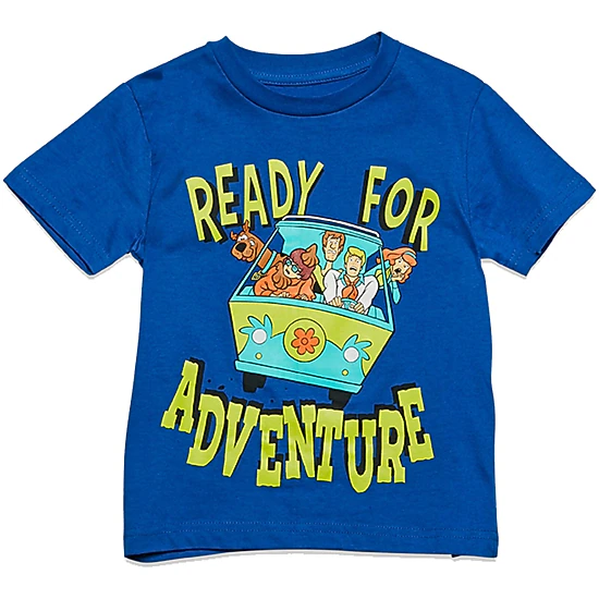 Scooby-Doo Boys' 3-Pack Short Sleeve Graphic T-Shirts
