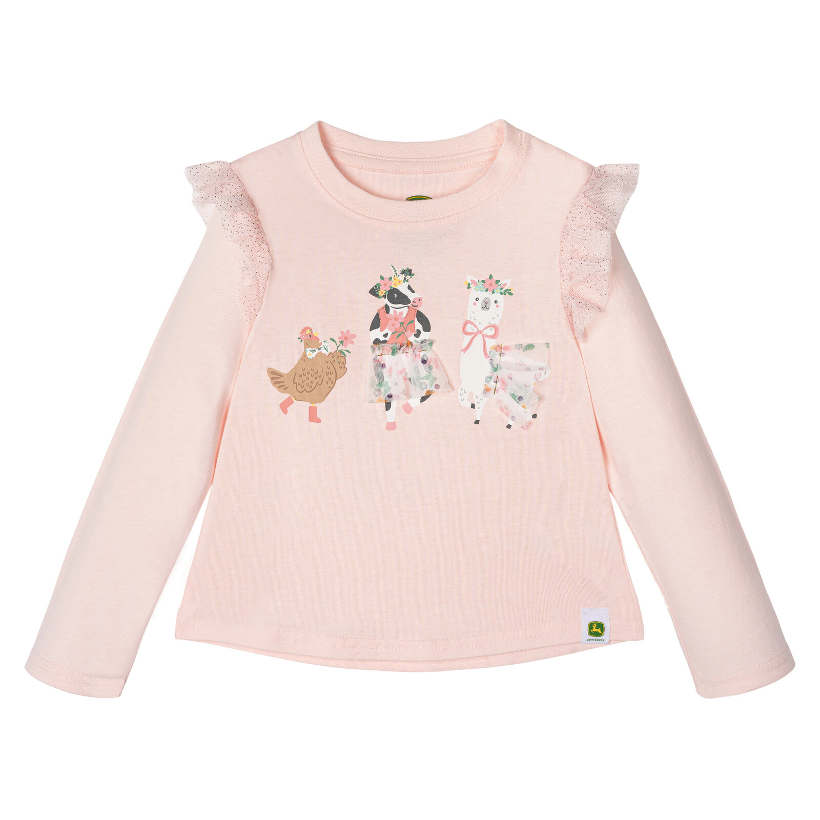 John Deere Girls' Long Sleeve T-Shirt