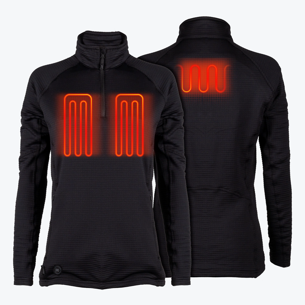 Mobile Warming Women's Element Mid-Layer 1/4 Zip LS Shirt