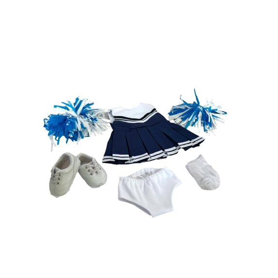 MBD® 18 Inch Doll Clothes- Blue Cheerleader Outfit for 18 Inch Kennedy and Friends Dolls