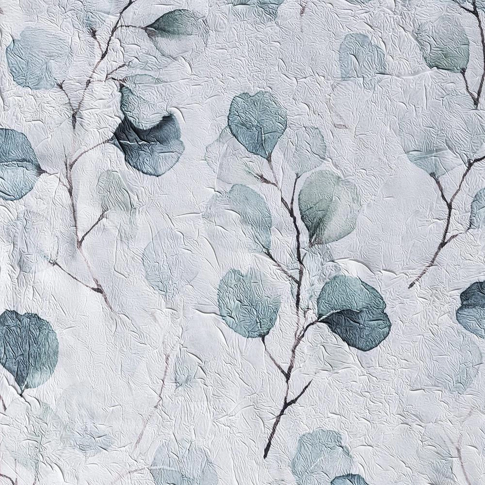 Ellis Curtain Eucalyptus Crushed Taffeta 1.5" Rod Pocket Window Valance 48"x15" Spa