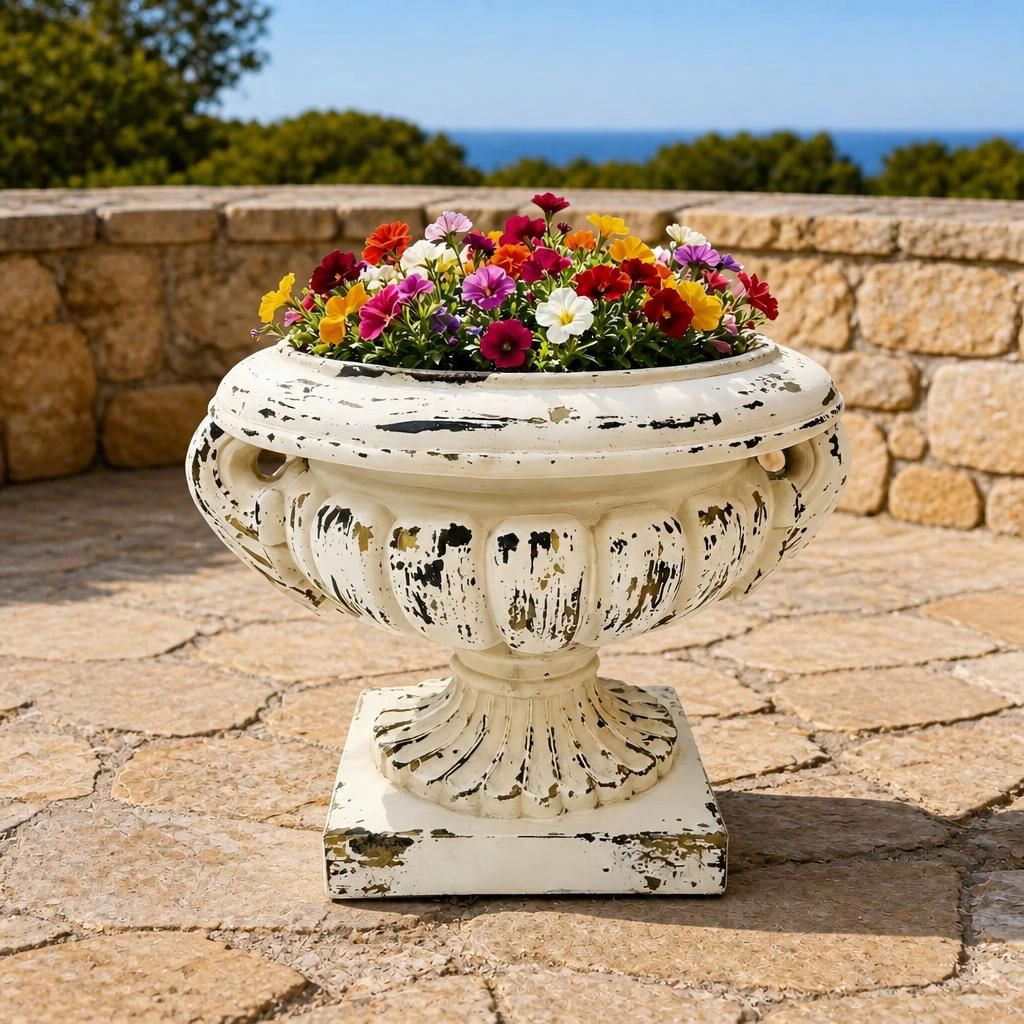 WOW PIONEER Round Durable MgO Planter Pot