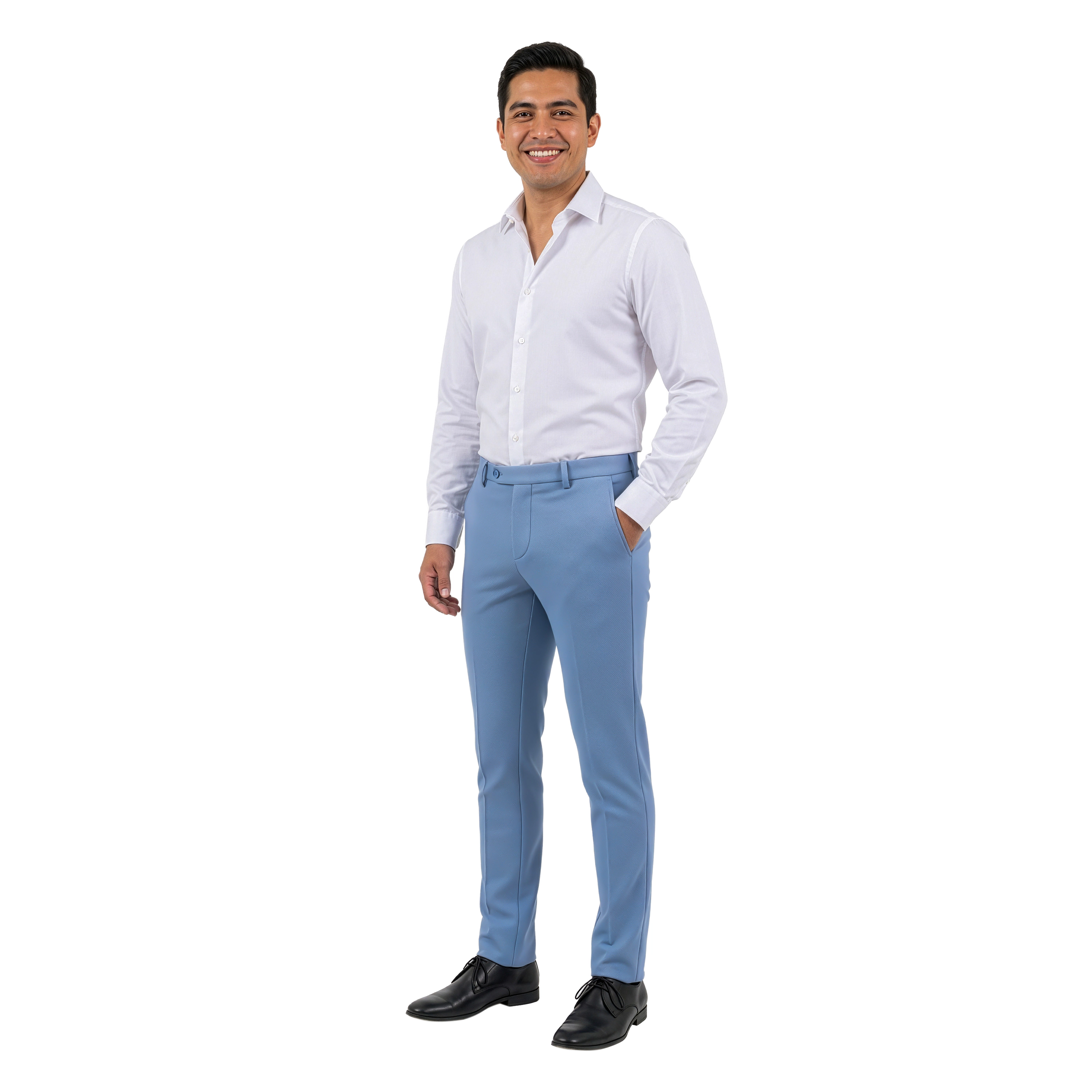 ZeGarie Mens Super Stretch Knit Separates Unhemmed Pants Only, Made to Move