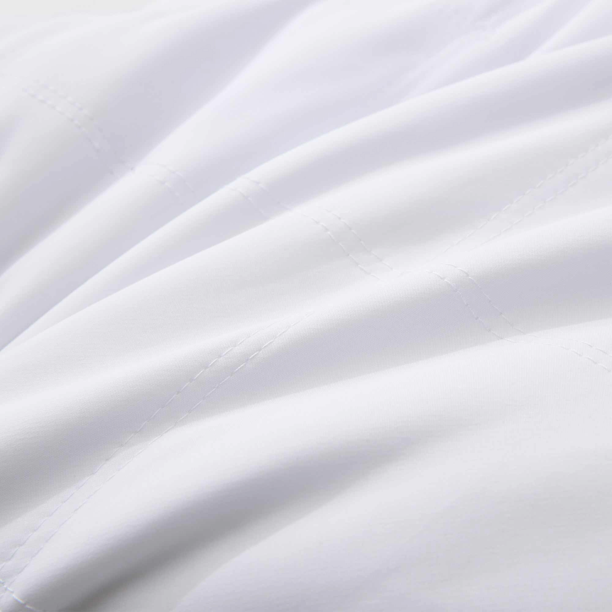 PEACENEST Diamond Quilted High Loft Goose Feather Pillow Set