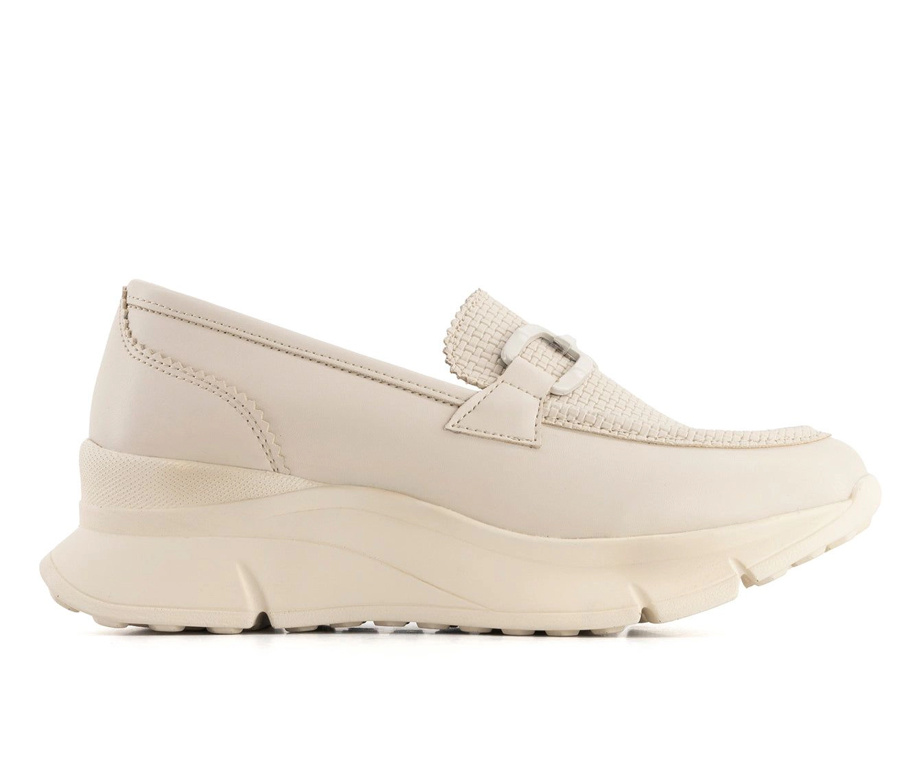 Andrea Womens Chunky Sole Penny Loafers