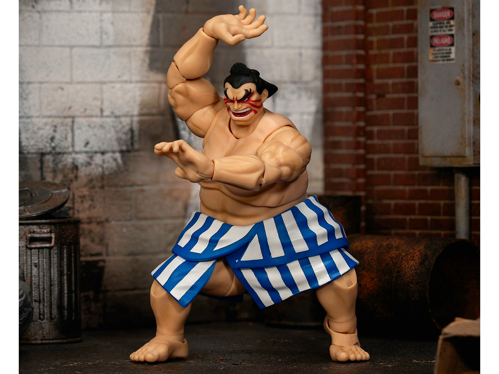 Jada E. Honda 6.5" Moveable Figure with Accessories and Alternate Head and Hands "Ultra Street Fighter II: The