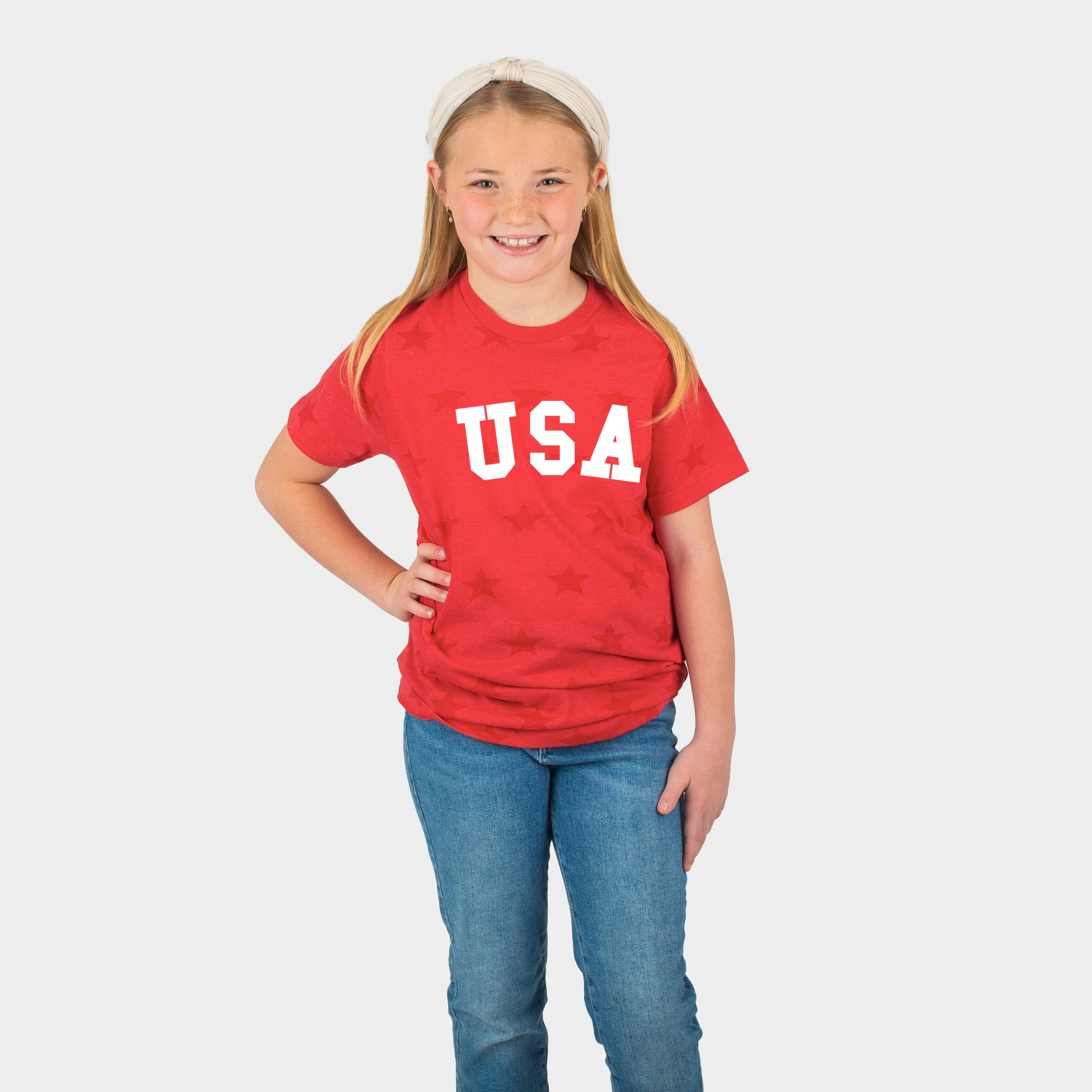 The Juniper Shop - USA Bold Youth Short Sleeve Star Tee