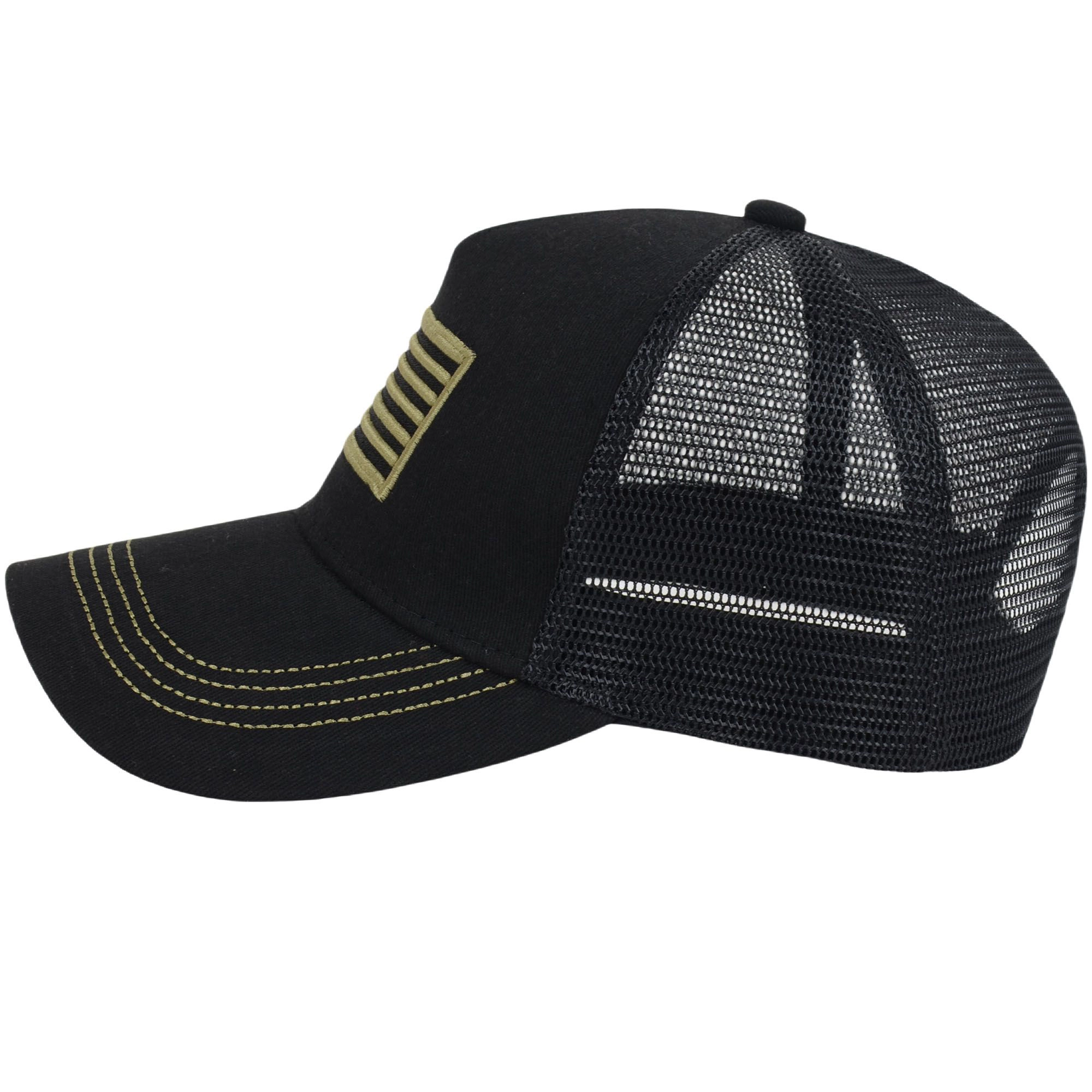 Anna-Kaci Women's Flag Trucker Hat Classic Embroidered Baseball Cap Mesh Adjtable for Men Women