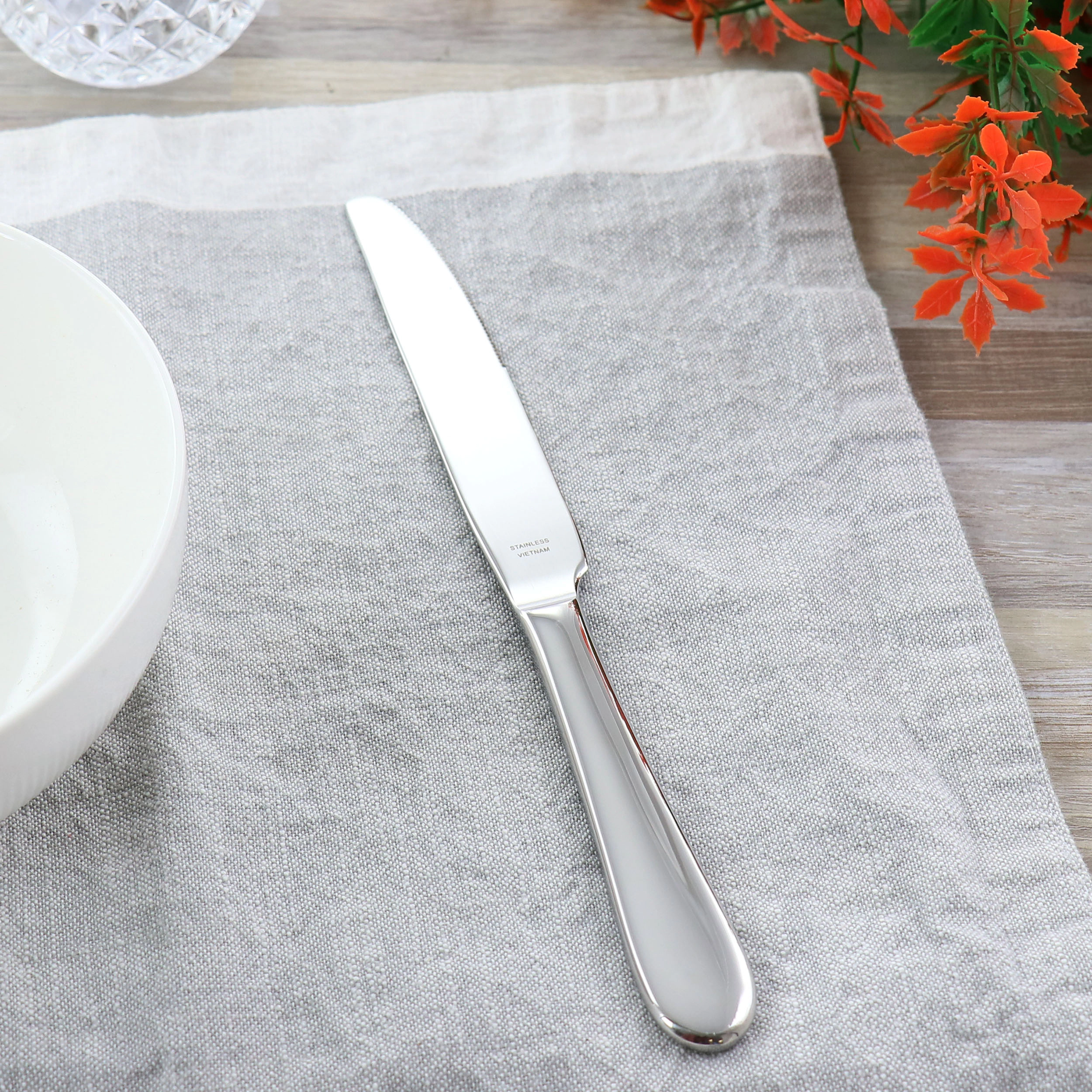 Martha Stewart Everyday 8 Piece Stainless Steel Dinner Knife Set