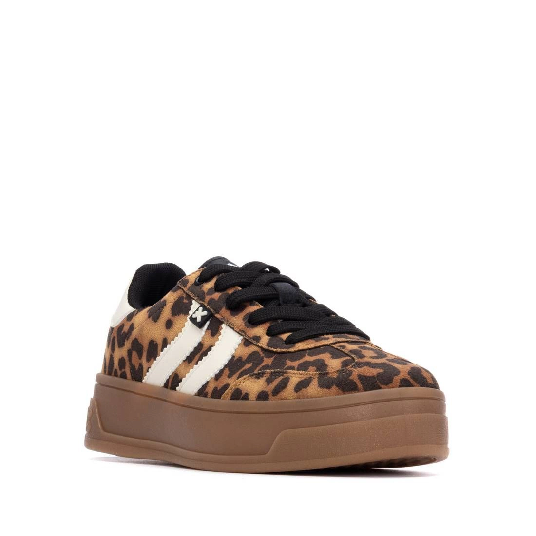 XTI Women's Sneakers Animal Print Casual Walking Shoes