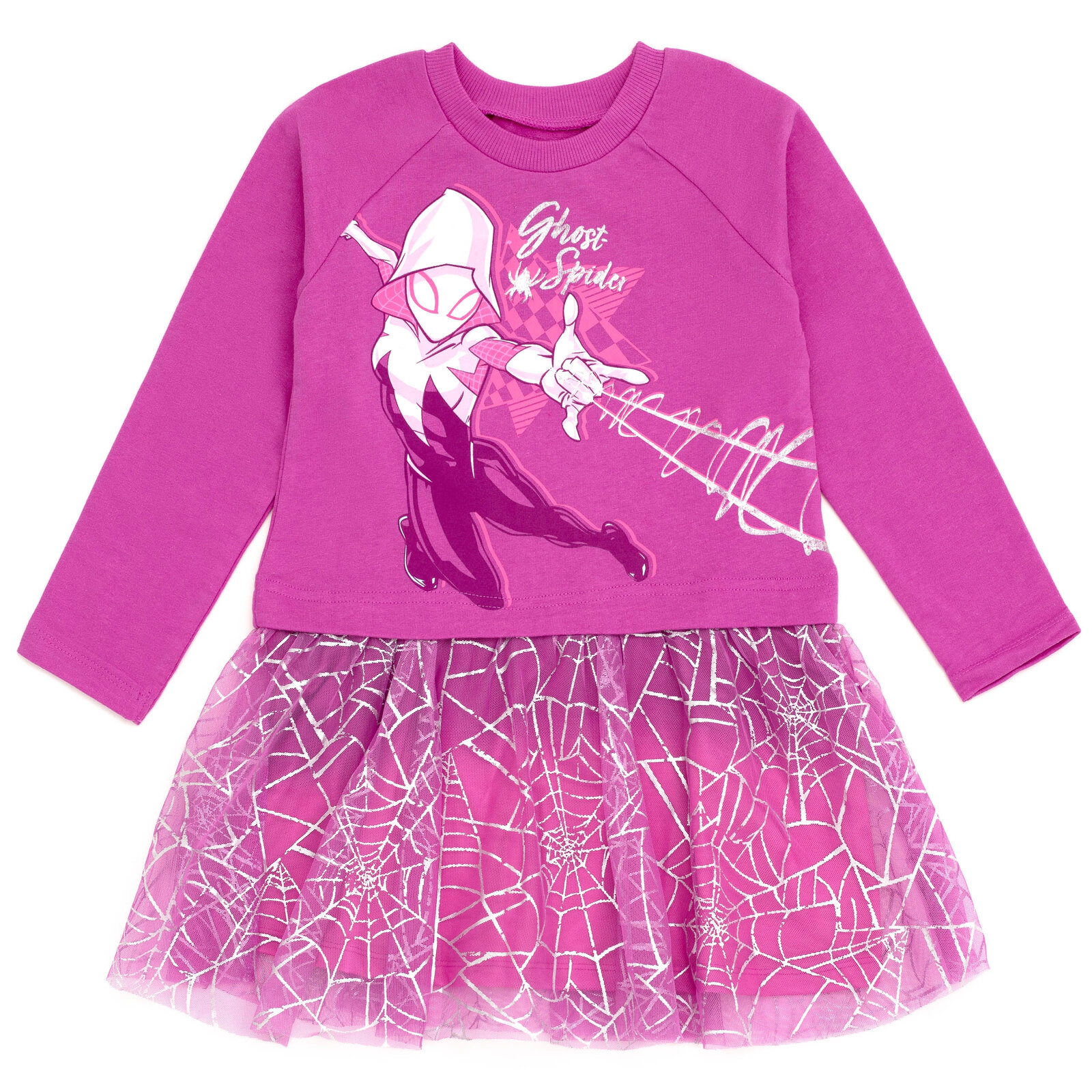 Marvel Spider-Verse Ghost-Spider Girls' Cosplay Tutu Dress