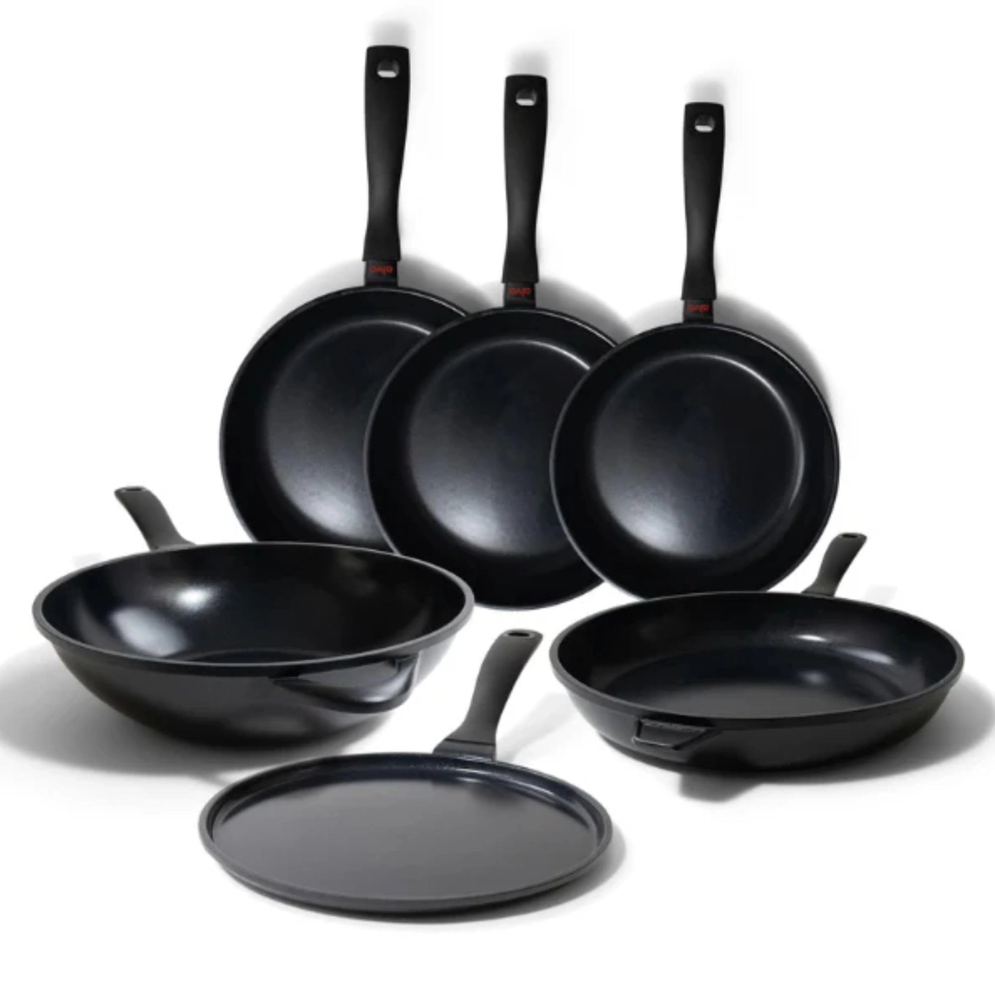 Alva Energy 6-Piece Nonstick Ceramic Frying Pan Set