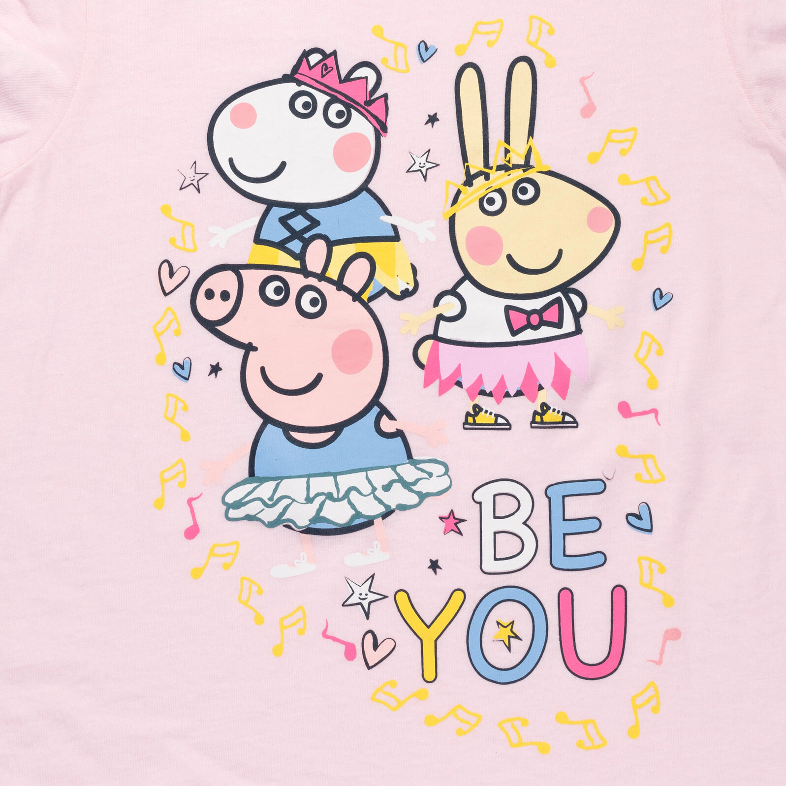 Peppa Pig Girls' 3-Pack Short Sleeve T-Shirts