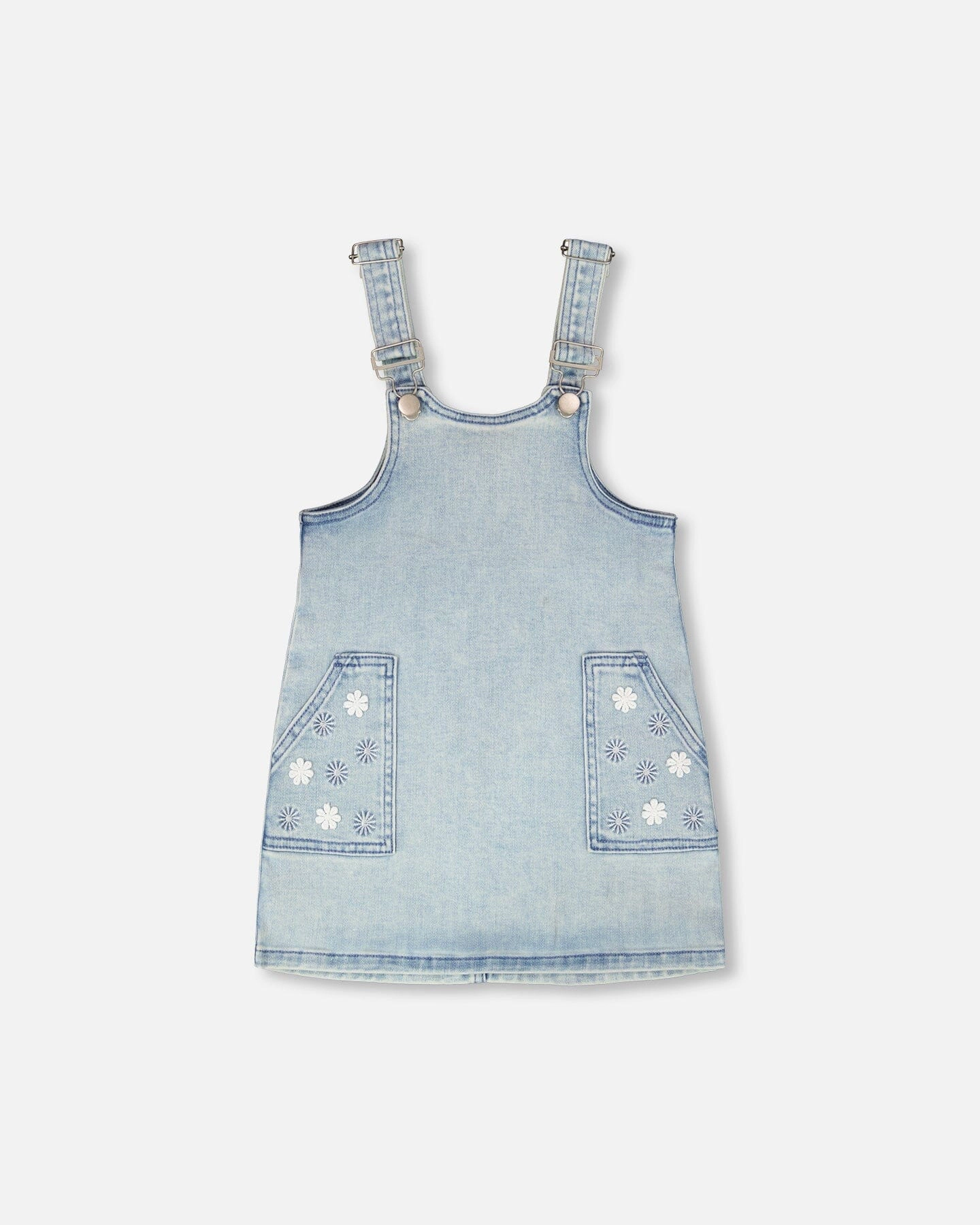 Deux par Girls Denim Overall Dress