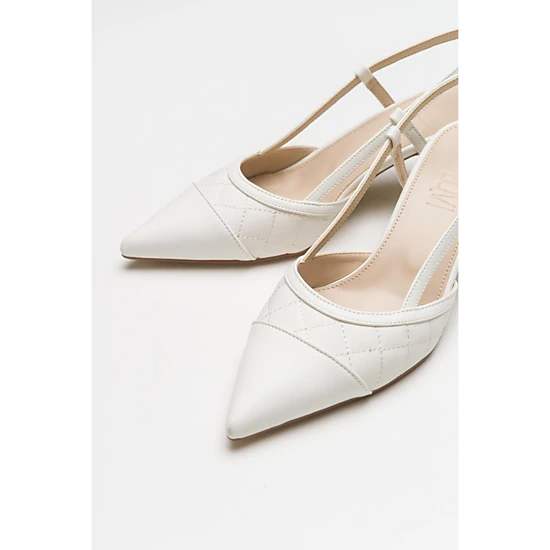 Prologue Shoes Womens Point Pointed Toe Slingback Pump