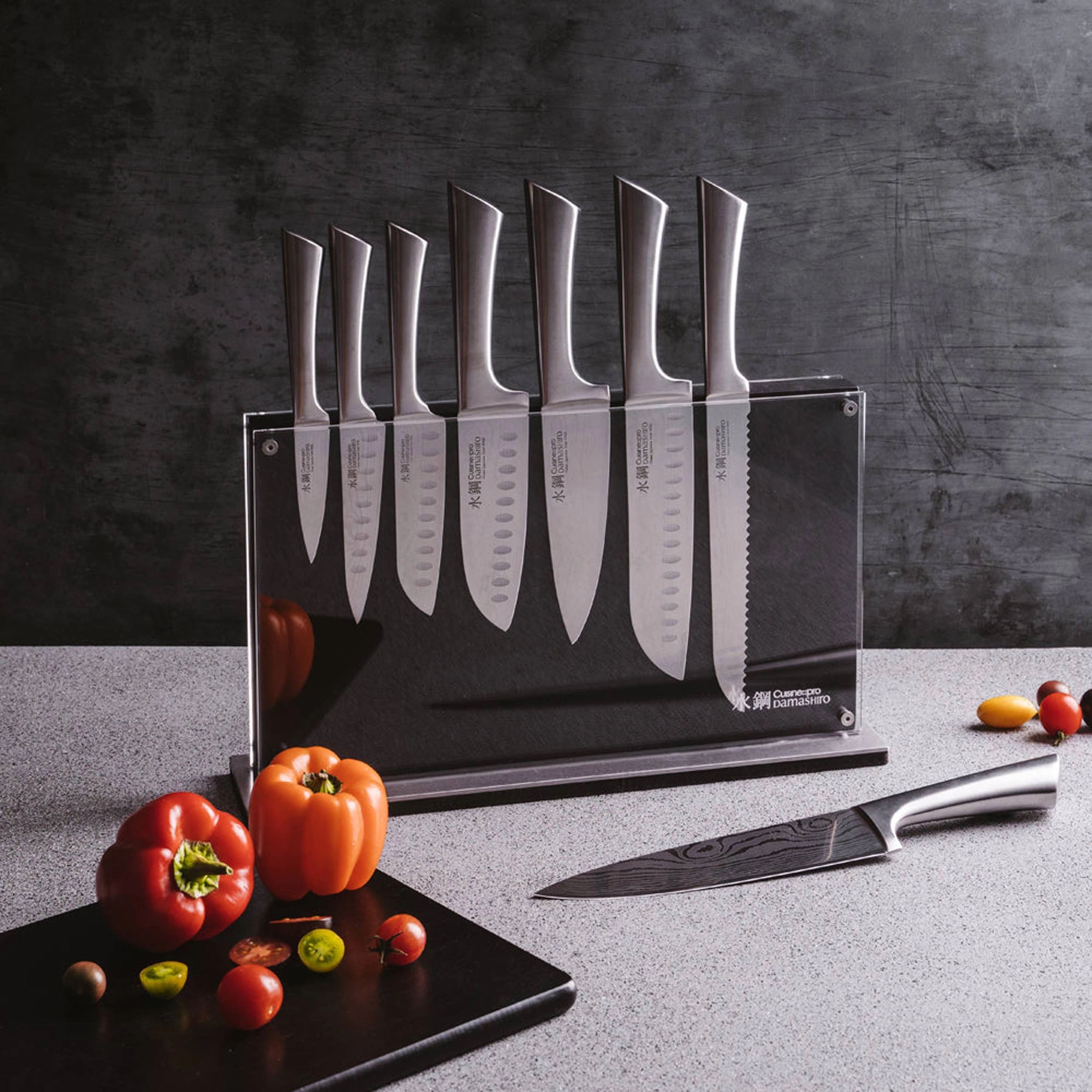 Cuisine::pro® Damashiro® Nami Knife Block 9 Piece