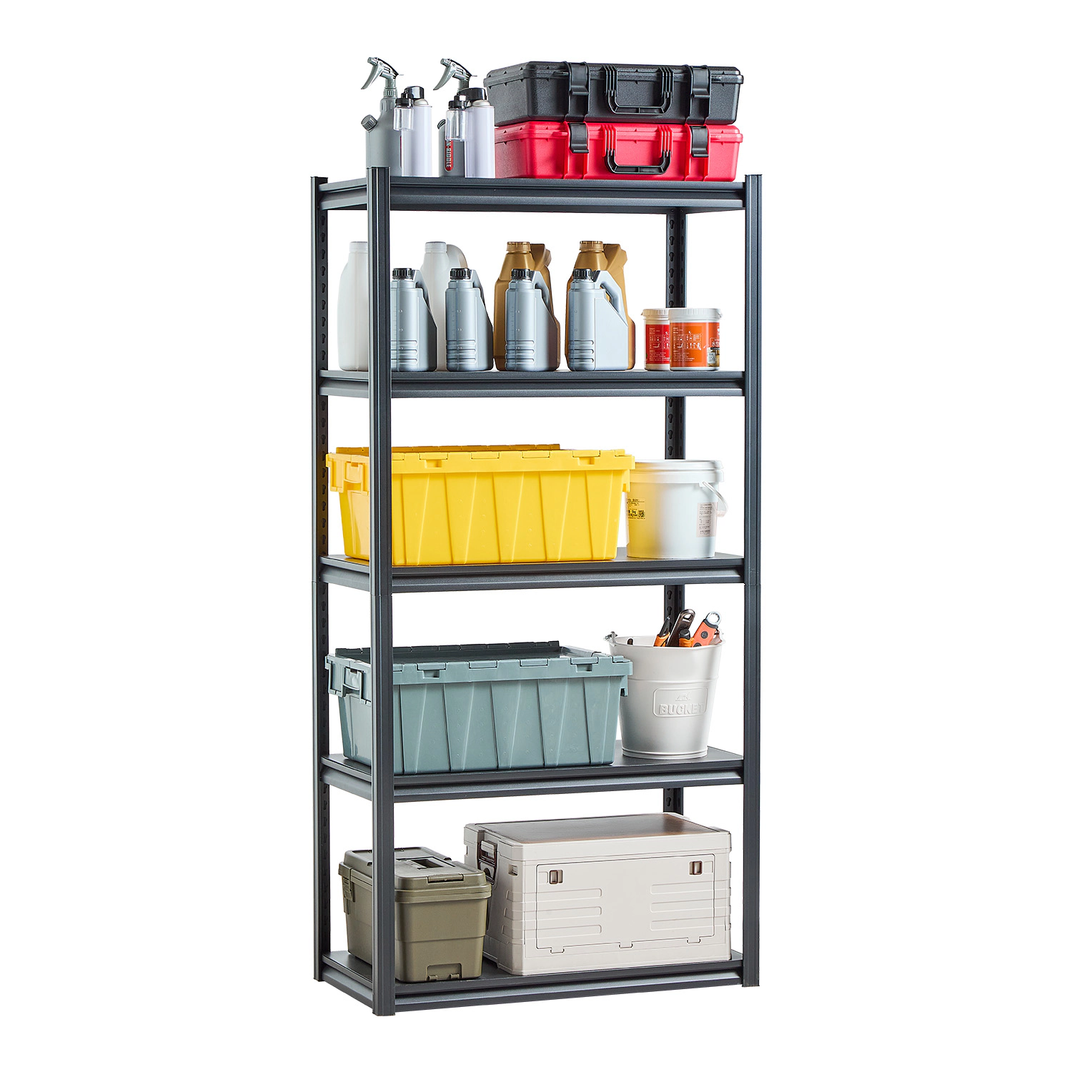Flynama 5-Tier 18 x 36 x 72 Inches Storage Shelves Garage Storage Shelving