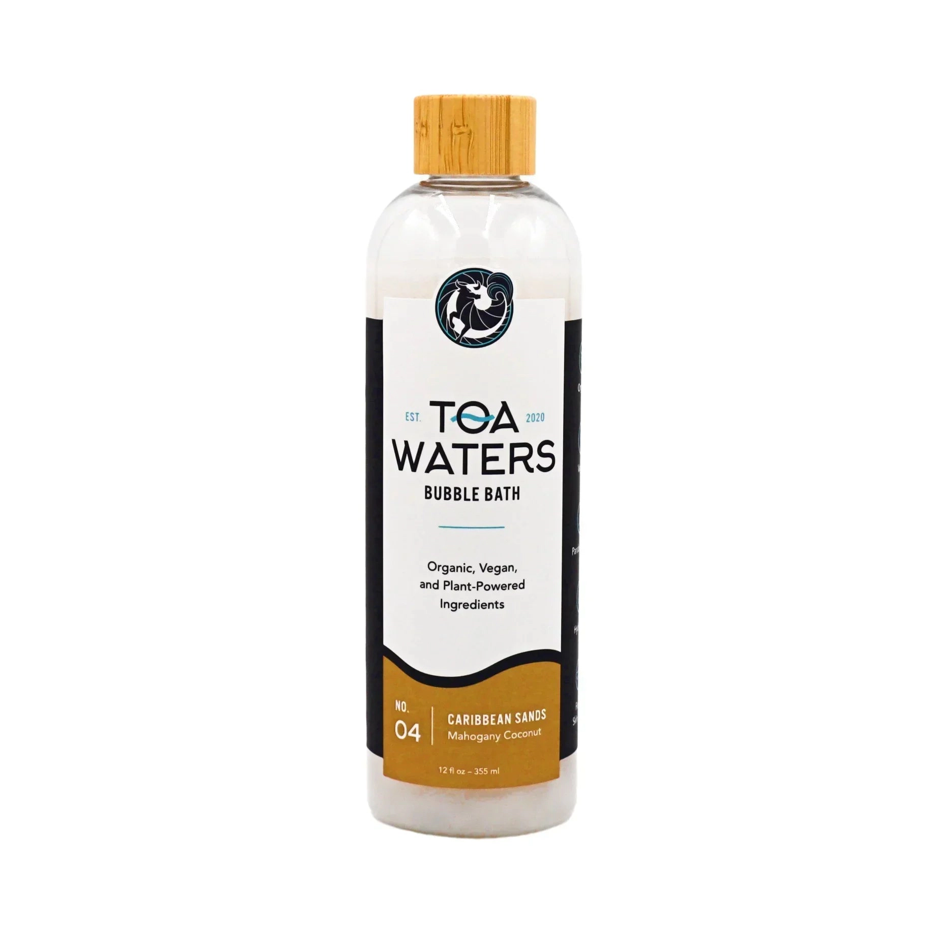 TOA Waters Unisex Bubble Bath - Caribbean Sands - Mahogany Coconut