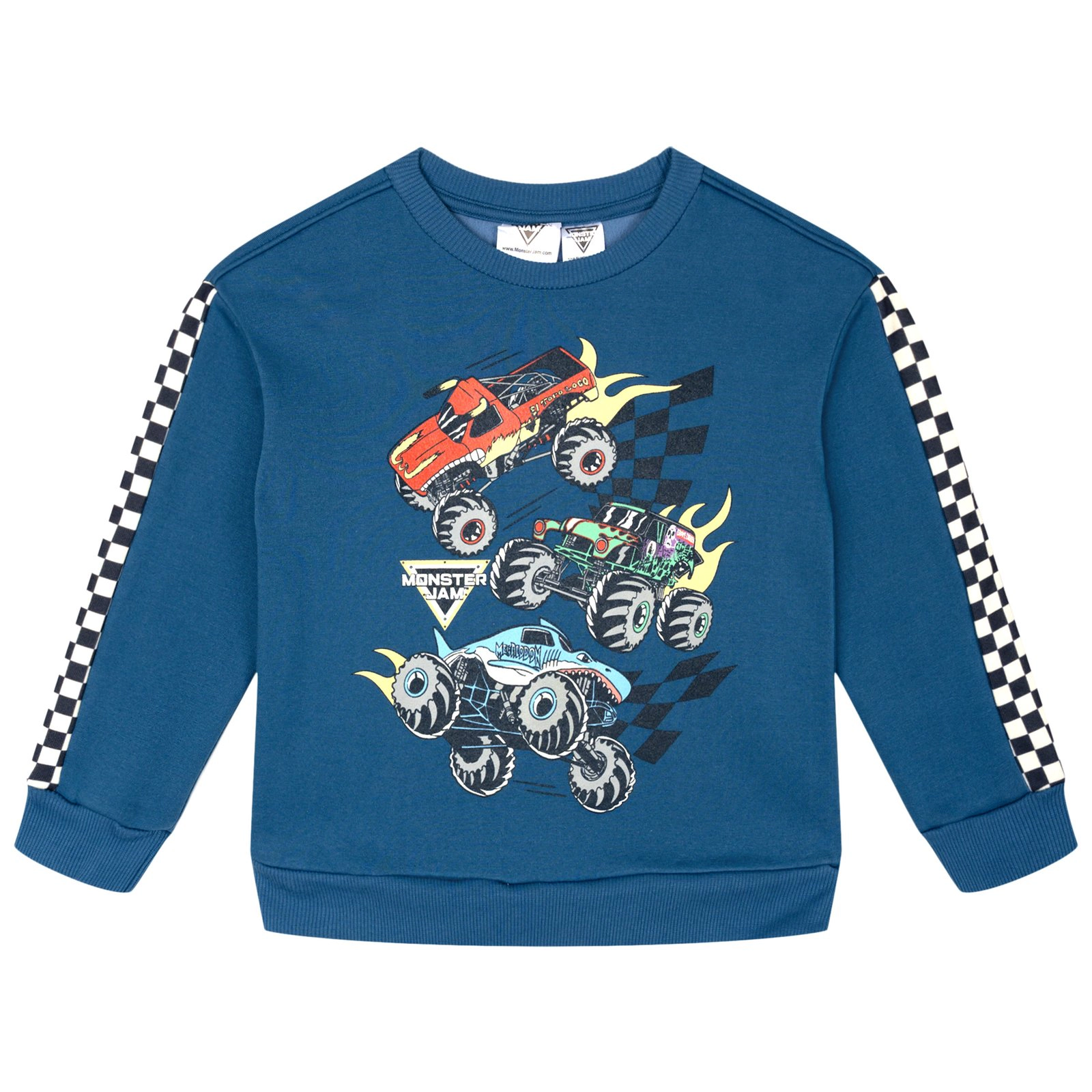 Monster Jam Boys' Fleece 2-Piece Sweatshirt and Pants Set