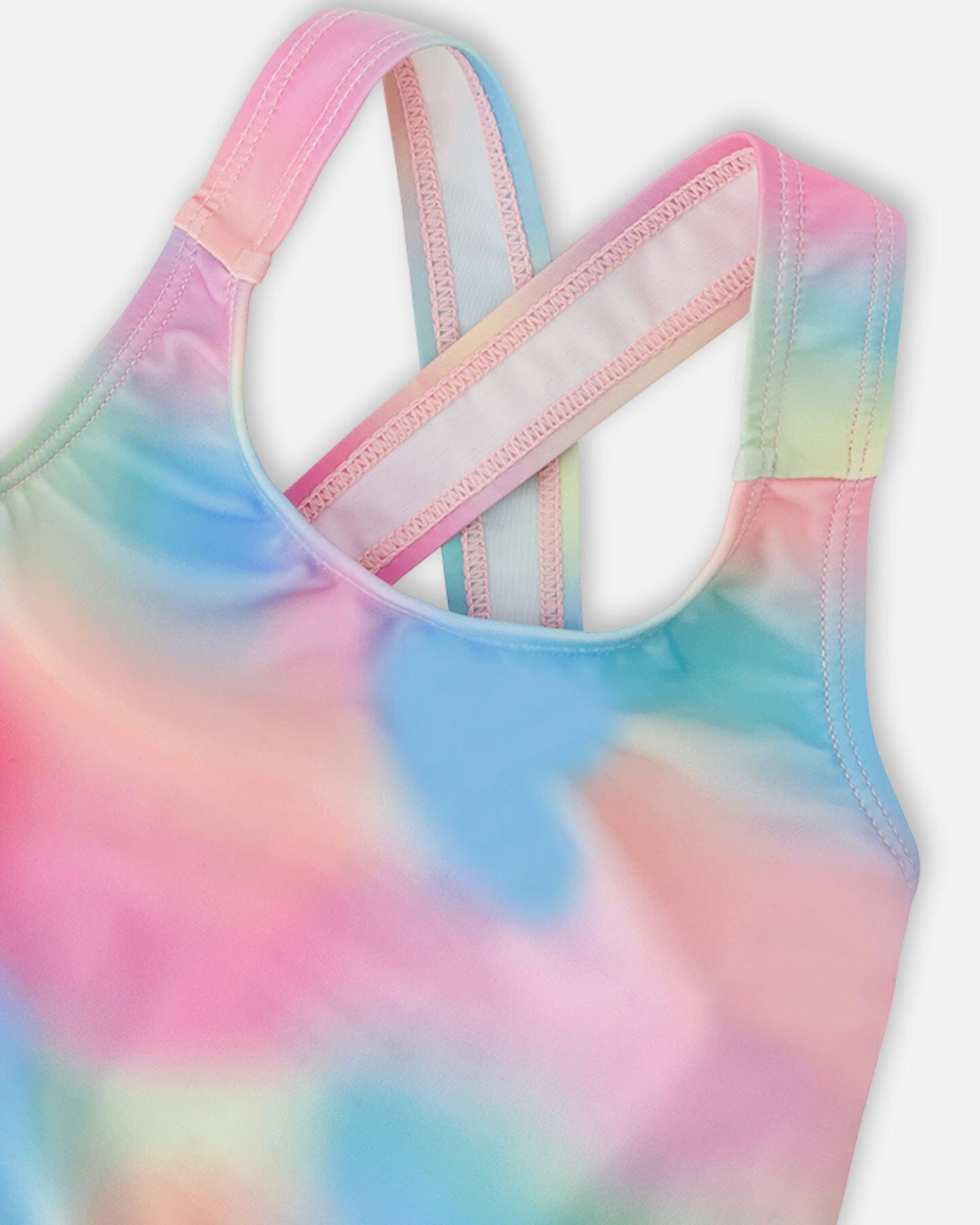 Deux par Girls Recycled Polyester Top and Bottom Two-Piece Swimsuit