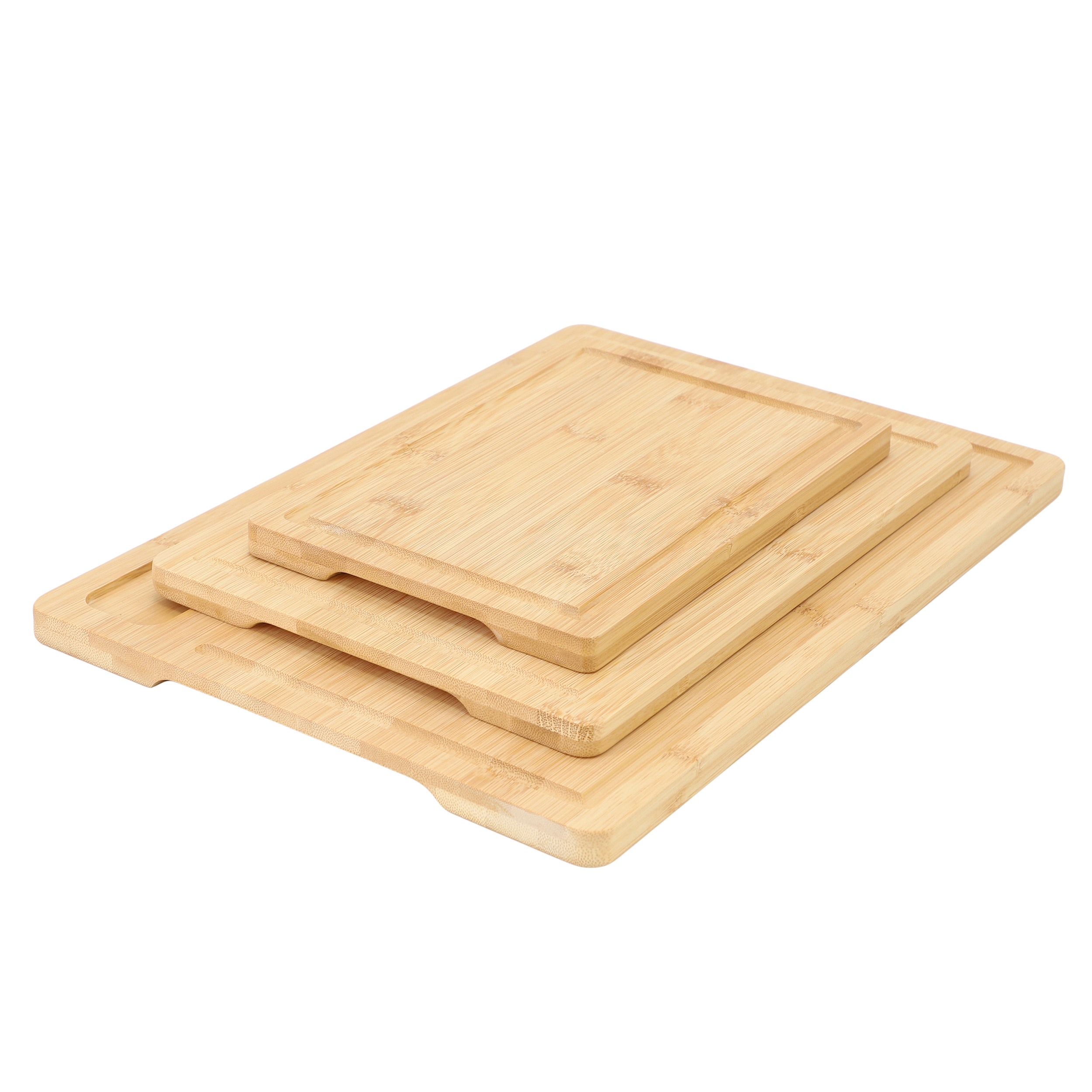 MegaChef 3 Piece Bamboo Cutting