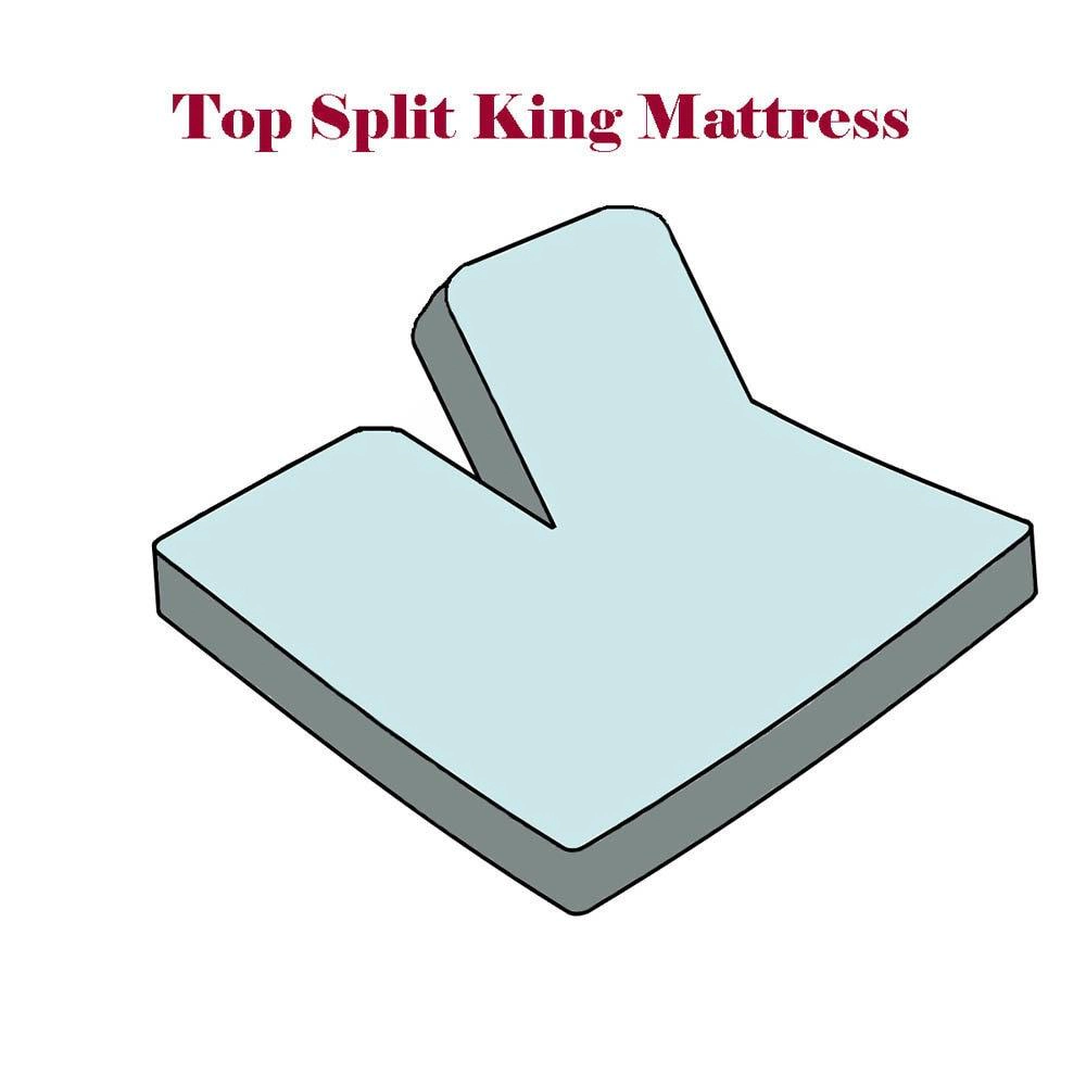 Egyptian Linens 600 Thread Count Heavyweight Bamboo Top Split Flex King Sheet Set